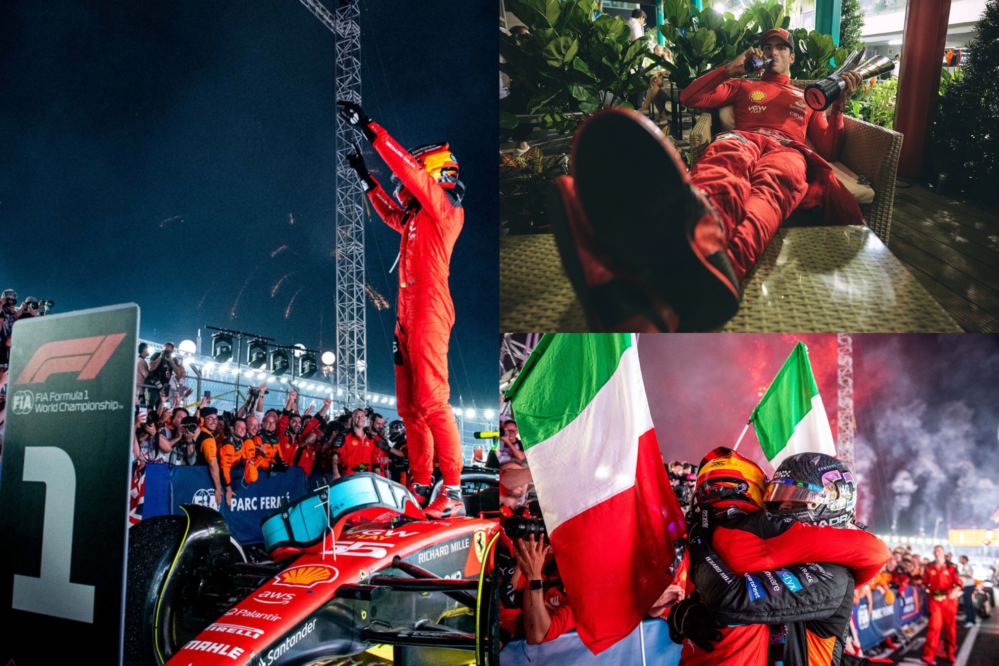 Las mejores imágenes de la histórica victoria de Carlos Sainz
