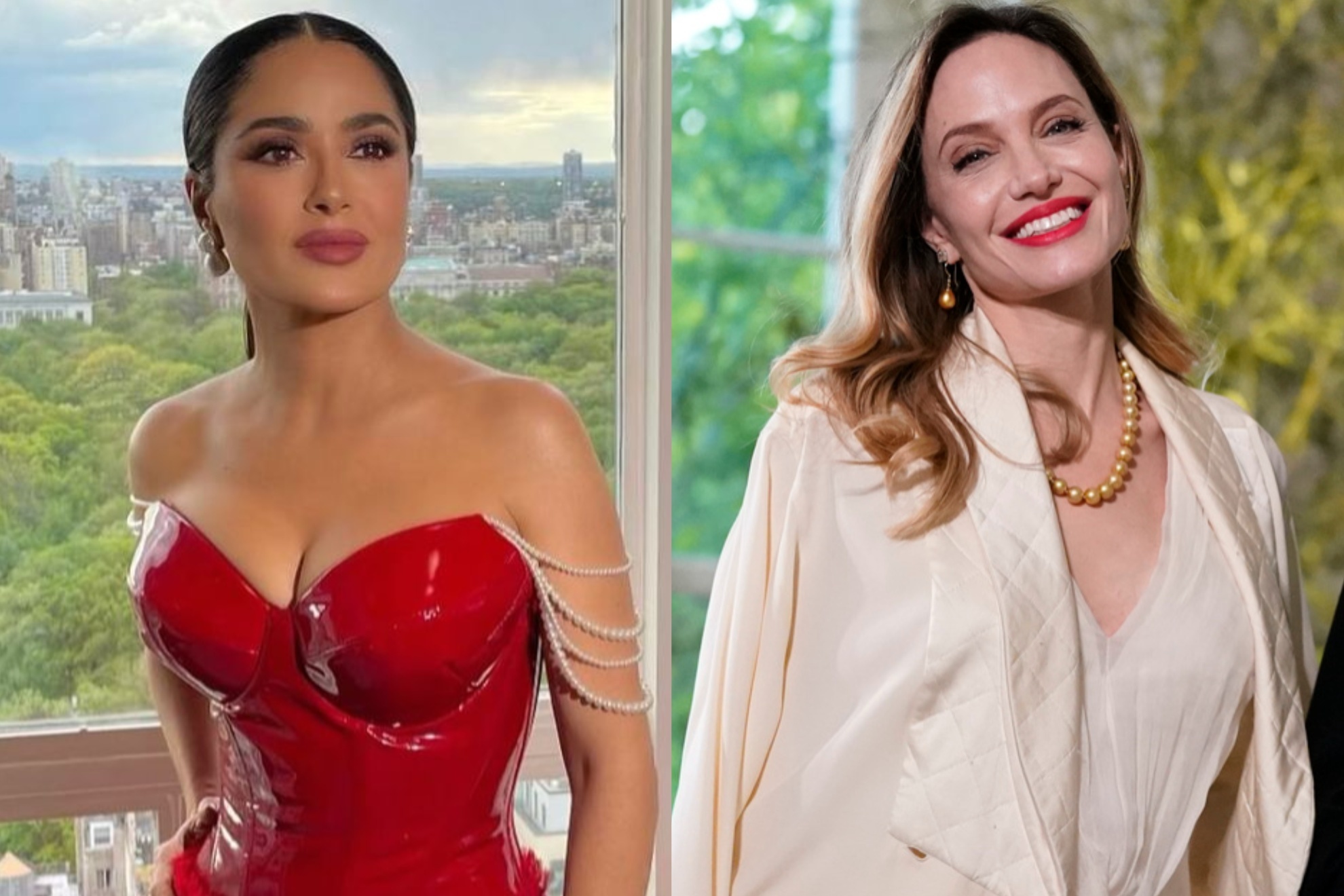 Salma Hayek and Angelina Jolie have been very good friends for a long time