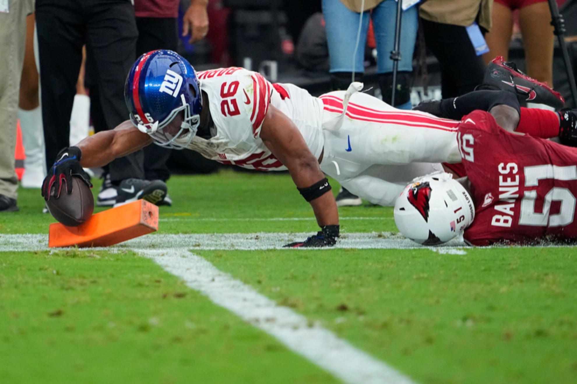 Saquon Barkley got injured during Week 2's game against the Cardinals