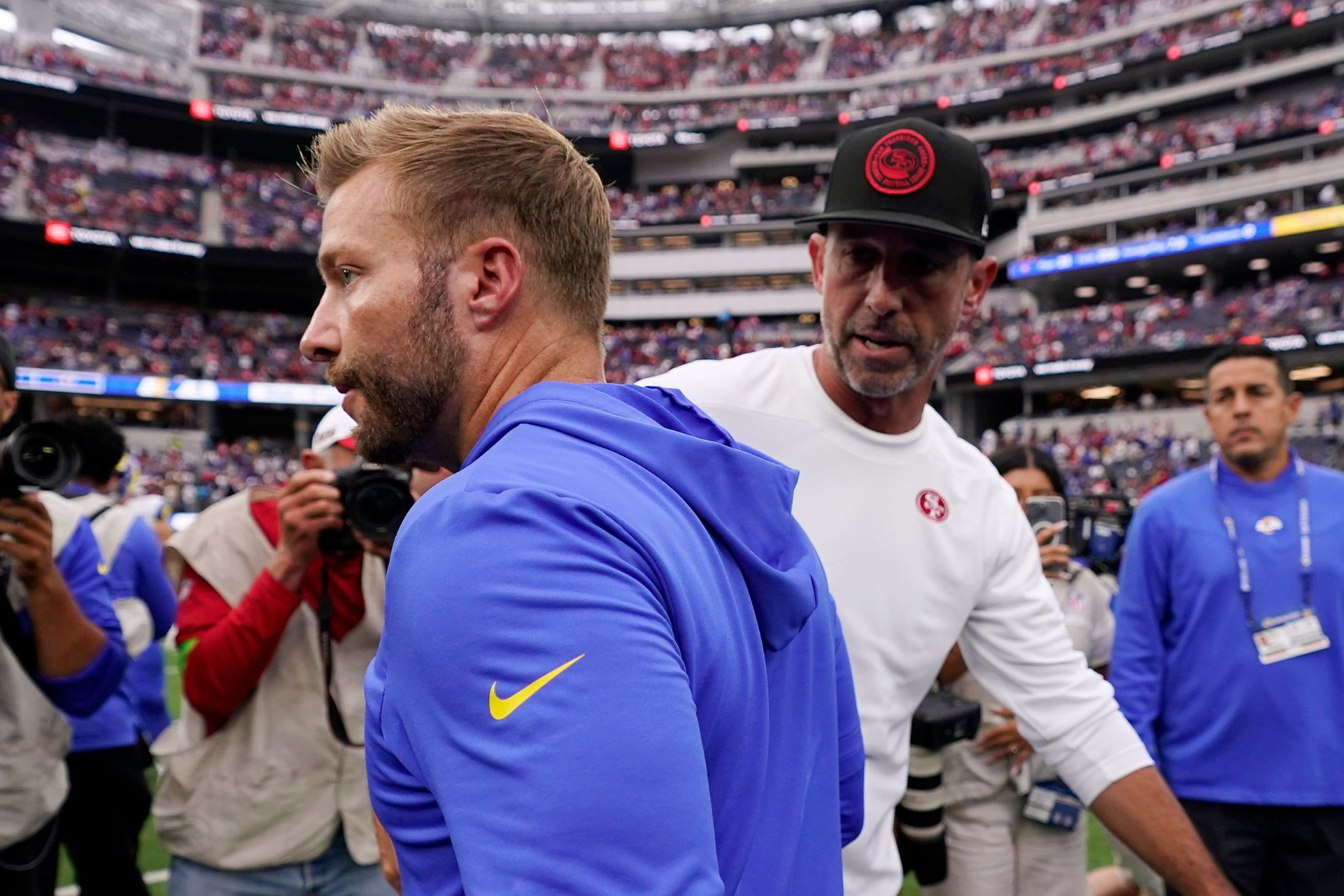 Rams HC Sean McVay in hot water after blatant 'Vegas phone call' vs. 49ers