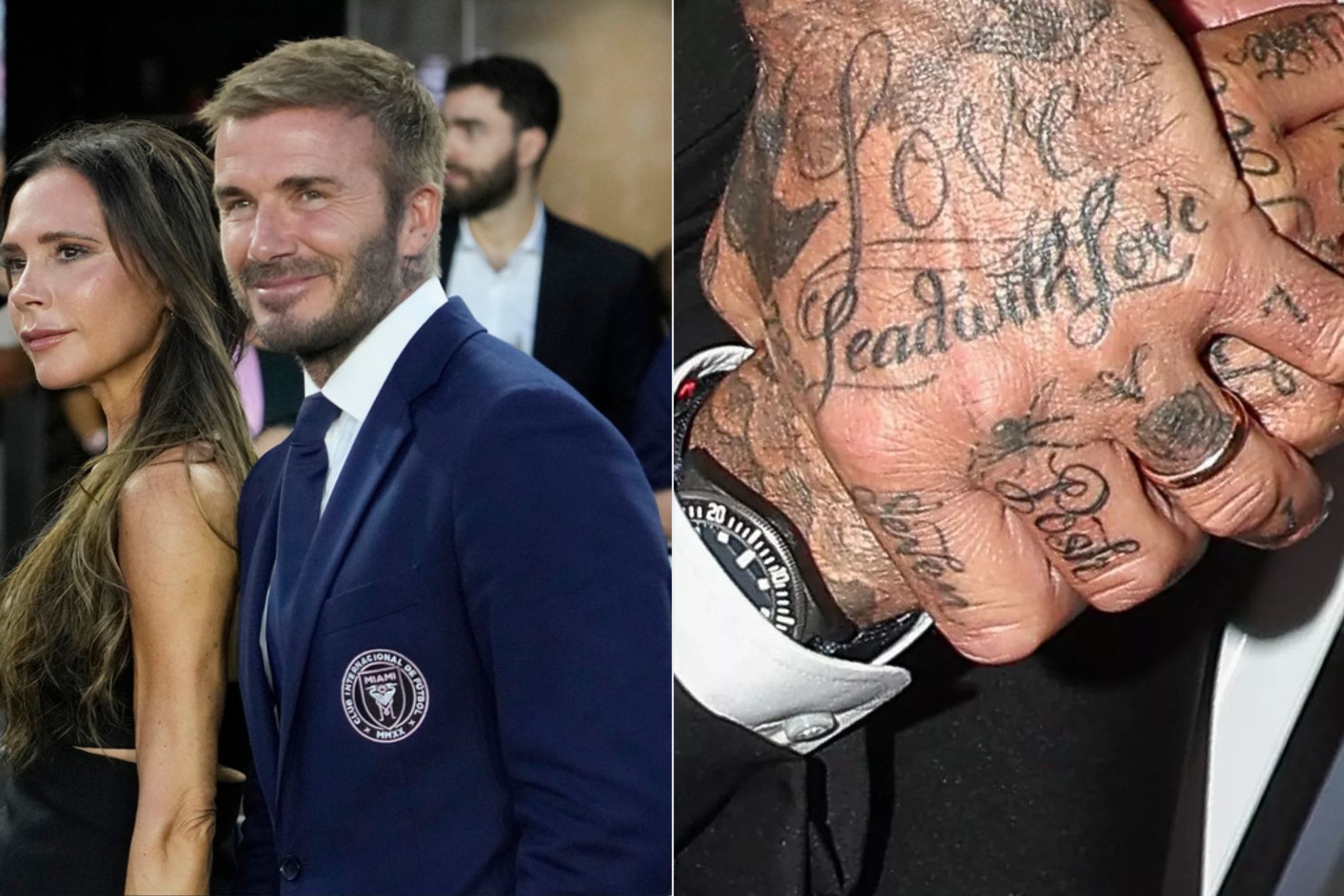David Beckham's tribute tattoos for Victoria Beckham