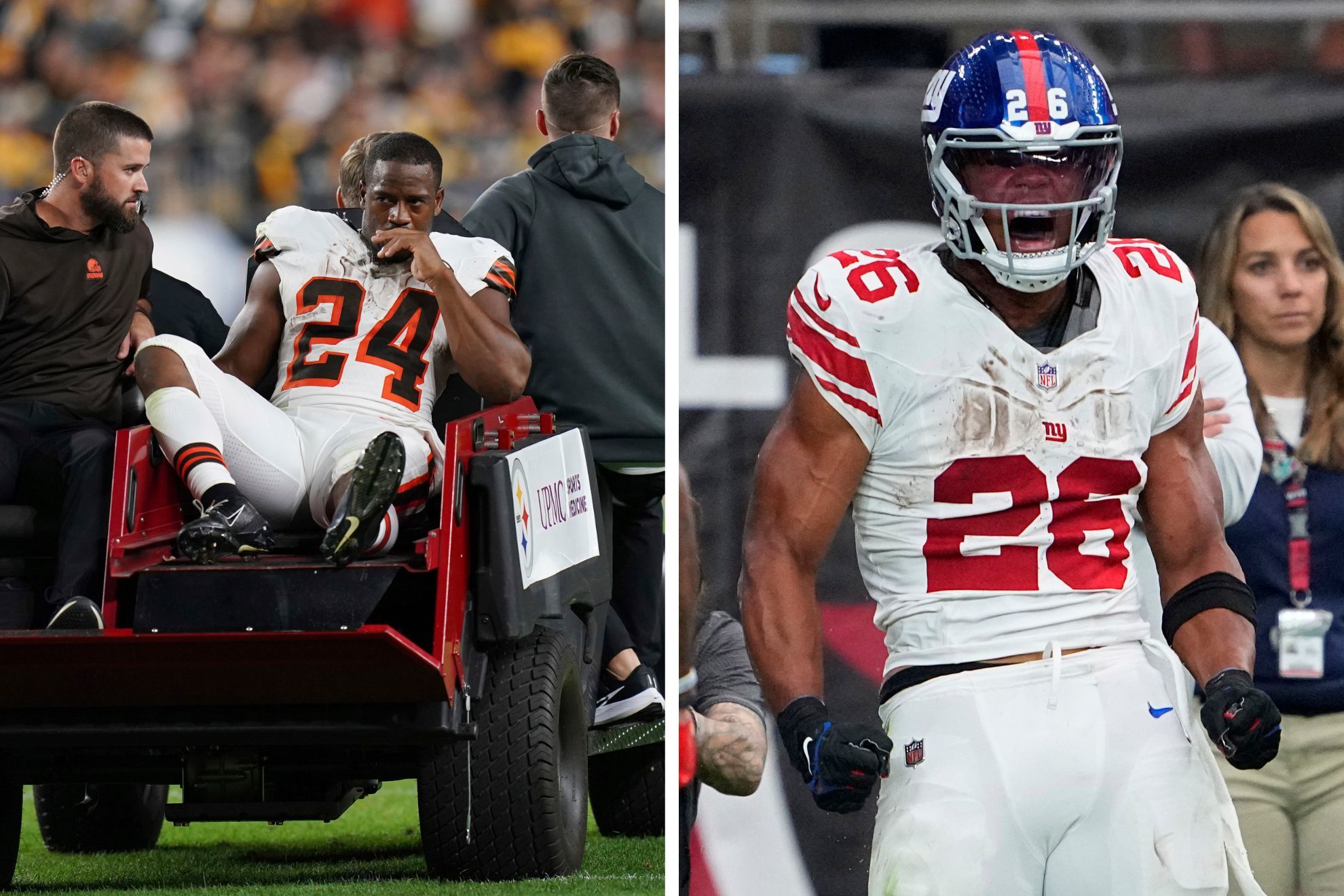 NFL RB contracts could take bigger hit after Nick Chubb, Saquon Barkley injuries