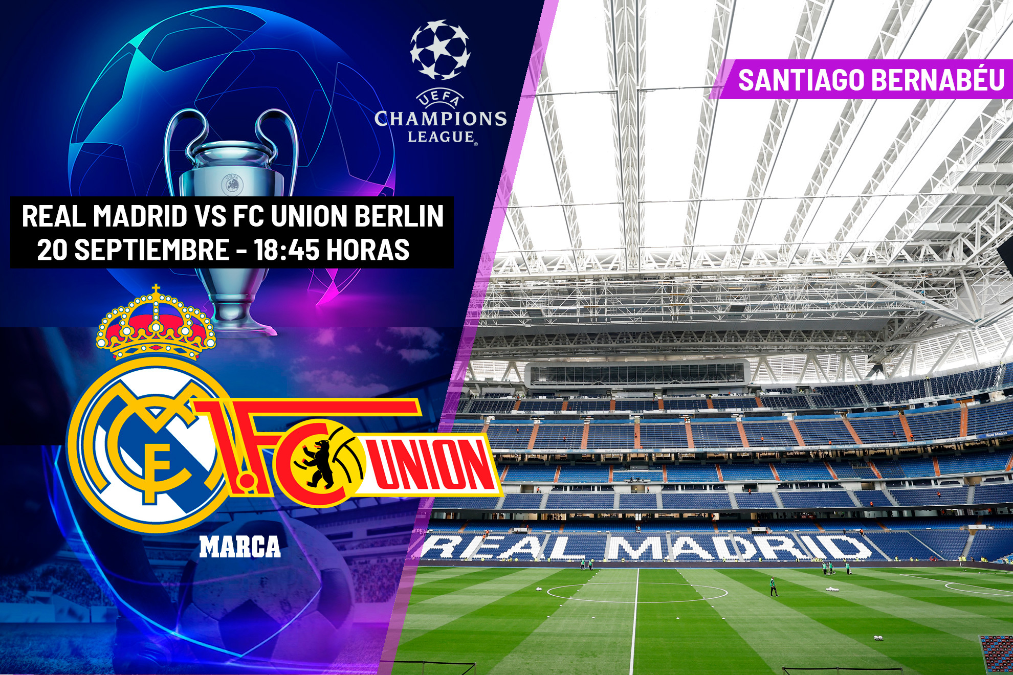 Real Madrid - Union Berlin | Resumen, resultado y goles del partido de Champions League