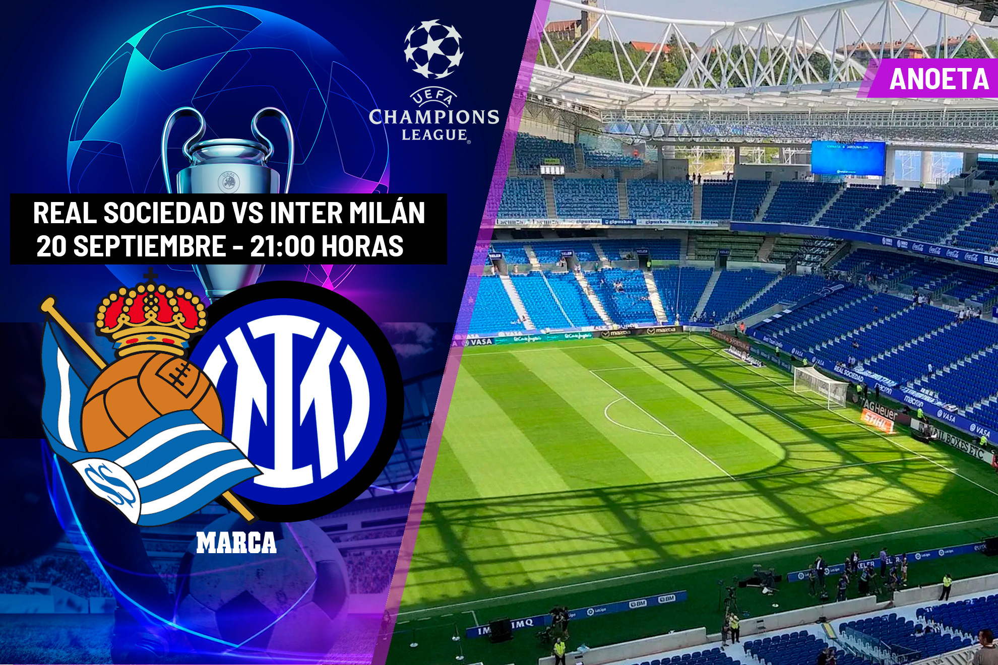 Real Sociedad - Inter Mil�n hoy en directo | Champions League en vivo