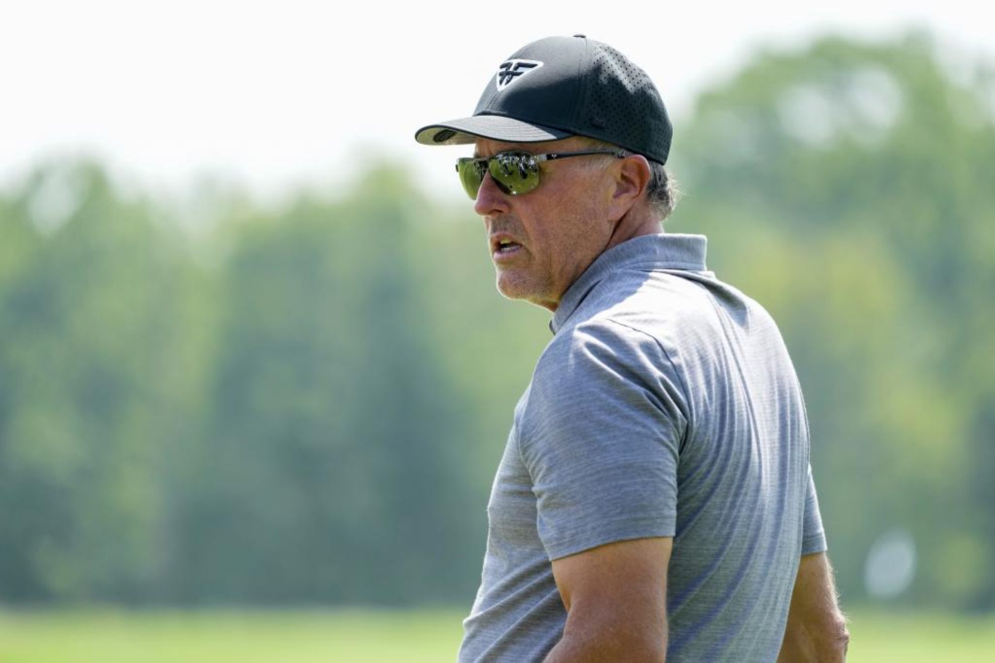 Phil Mickelson (53), en un torneo del LIV Golf Tour