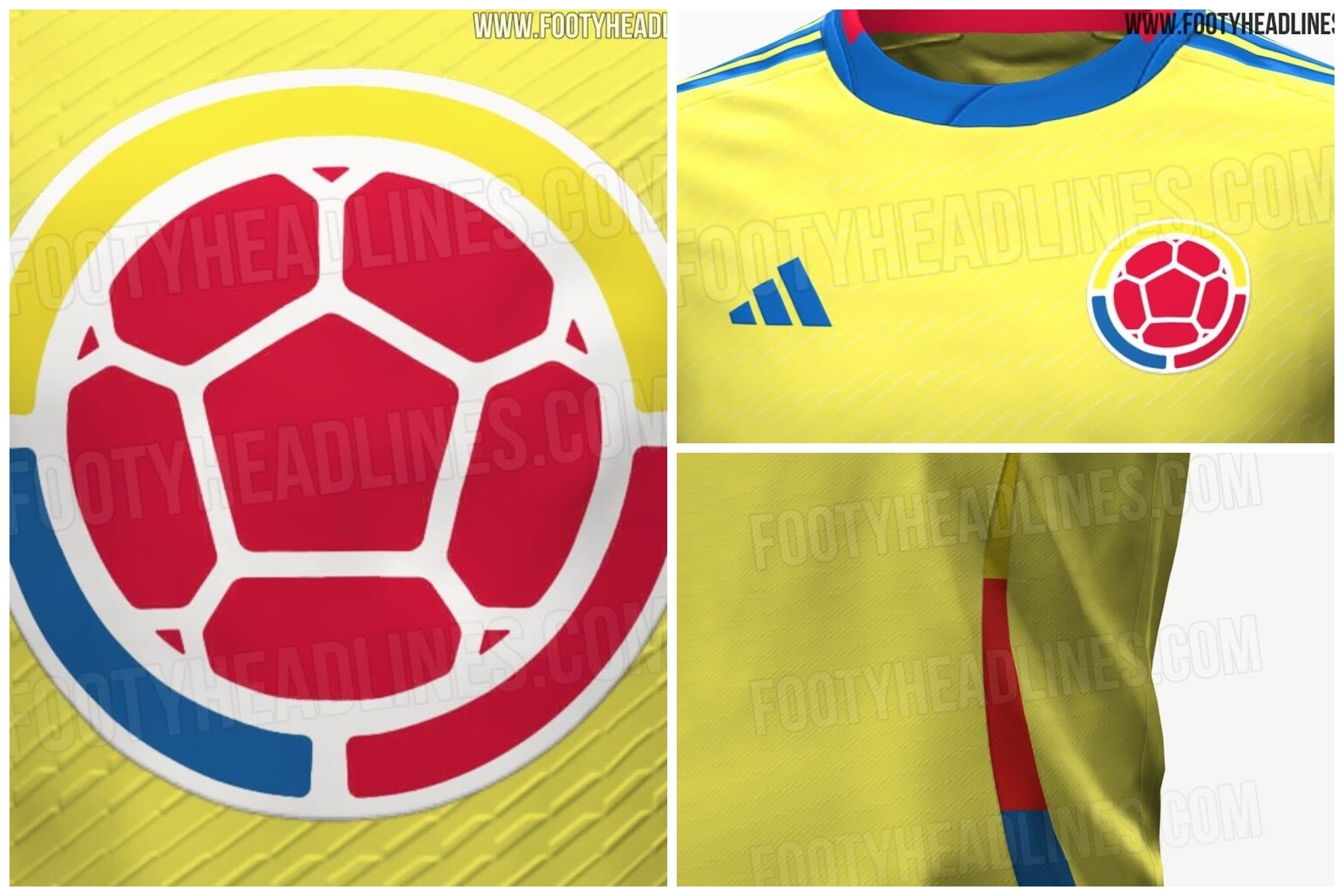 Filtran las primeras imágenes de la nueva camiseta de la Selección Colombia para la Copa América 2024.