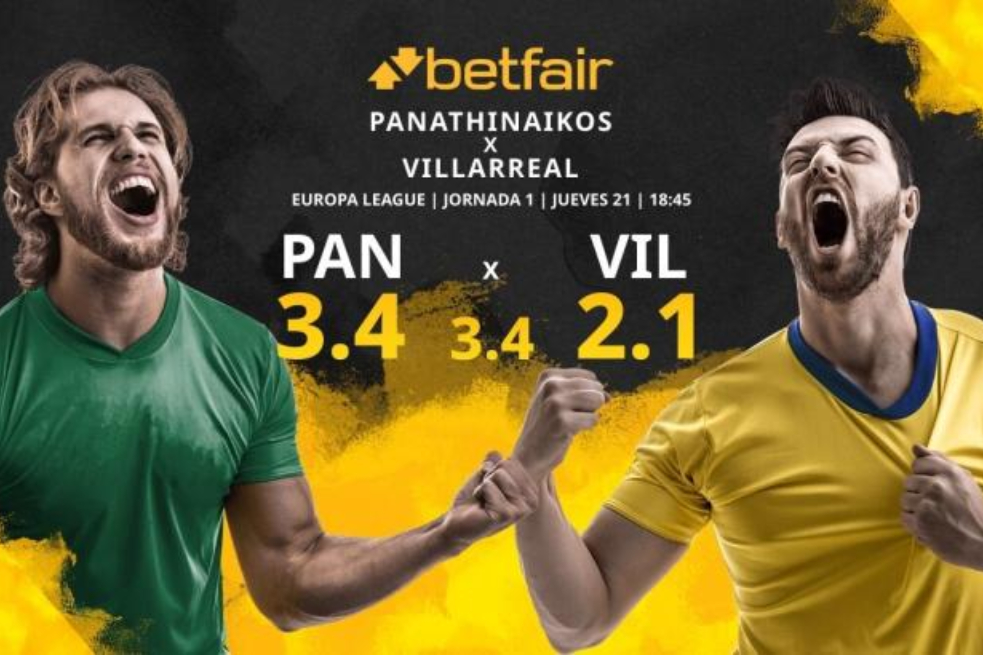 Panathinaikos vs Villarreal CF: estadísticas y pronósticos