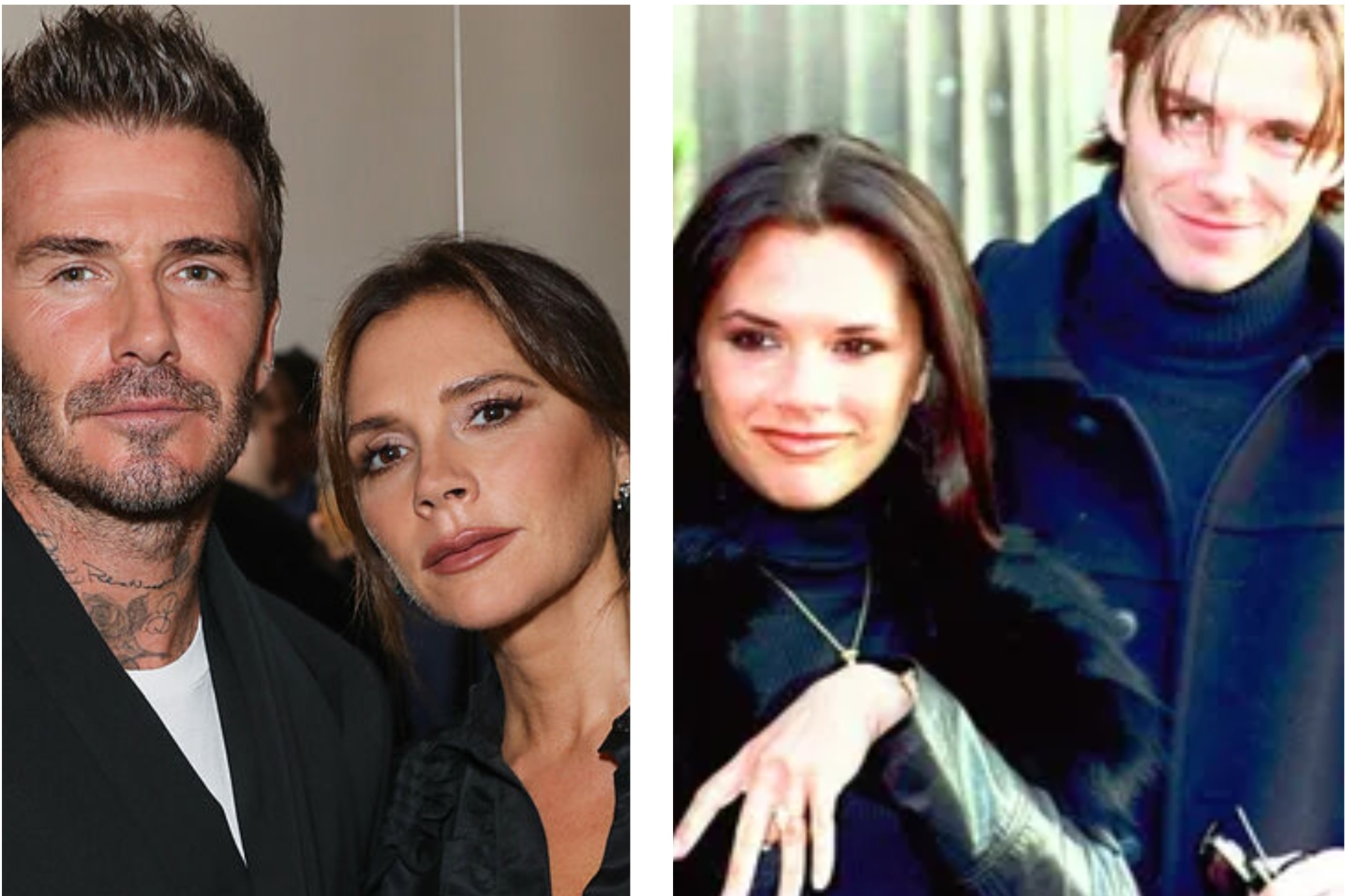 Victoria Beckham tells how she used to meet David in car parks.