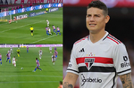 James se enfrenta a sus demonios en Brasil: falló otro penalti y da la cara con un golazo