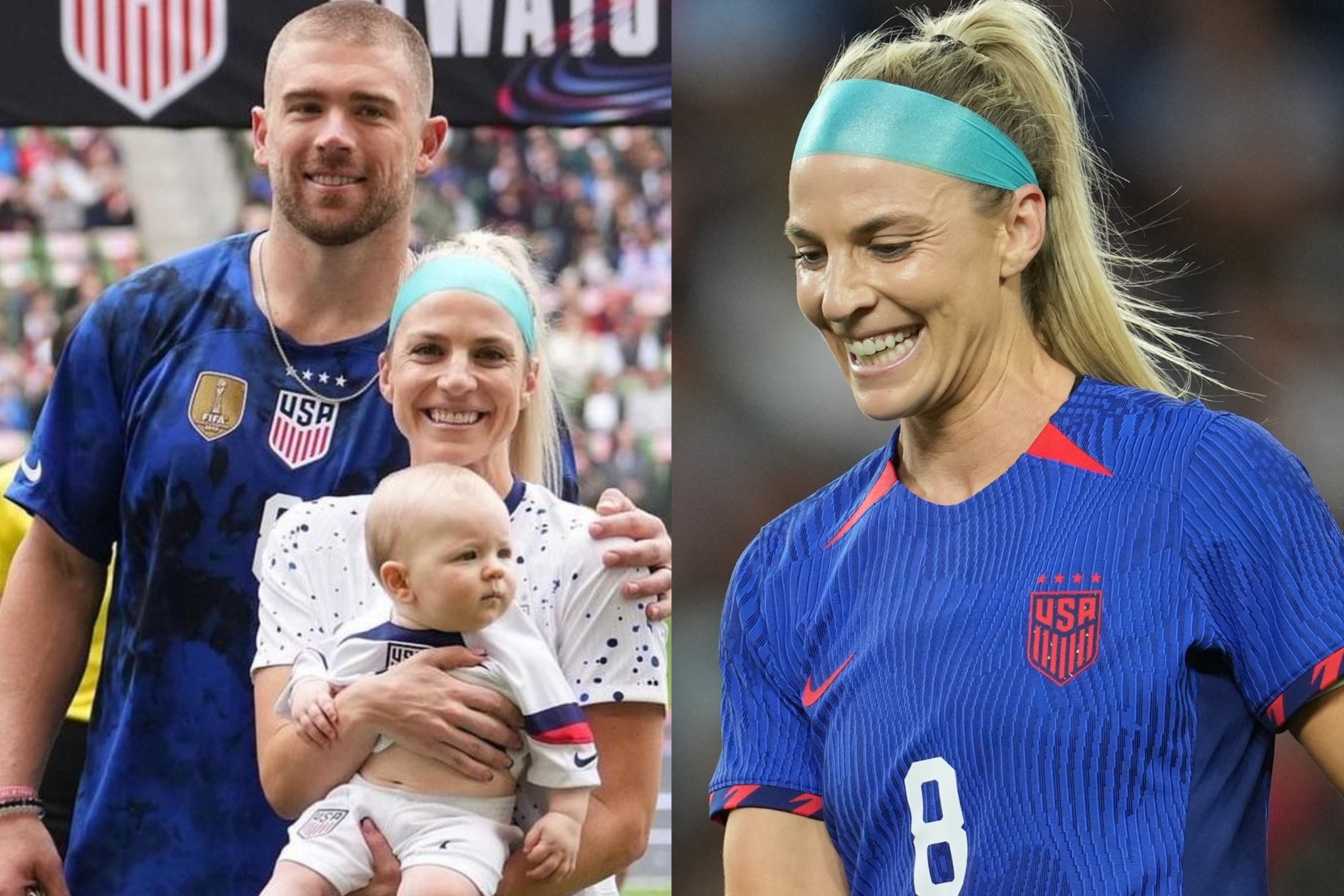 Julie Ertz retired from professional soccer after Thursday's USWNT friendly against South Africa