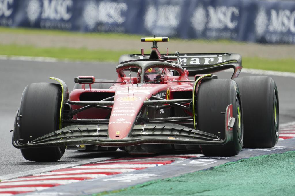 Carlos Sainz, durante el GP de Japón de Fórmula 1.