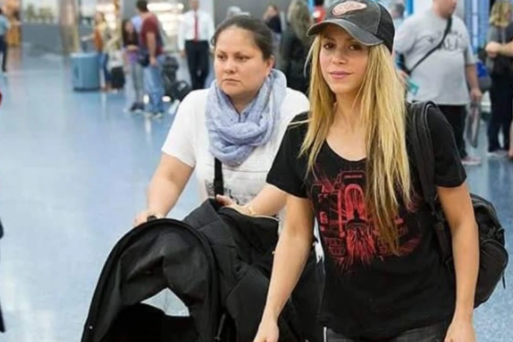 Shakira and her nanny