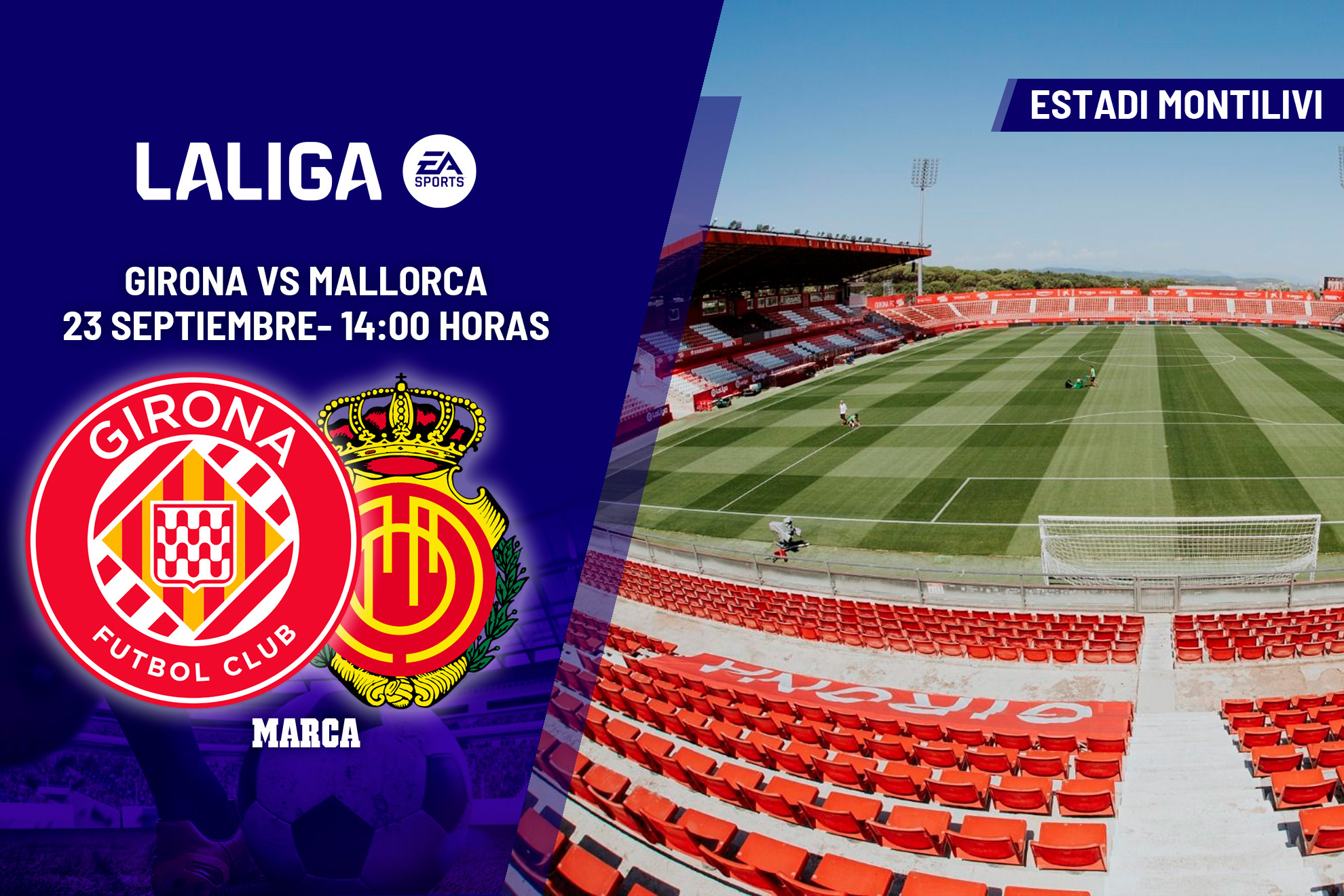 Girona - Mallorca: horario y dónde ver en TV hoy el partido de la jornada 6 de LaLiga EA Sports