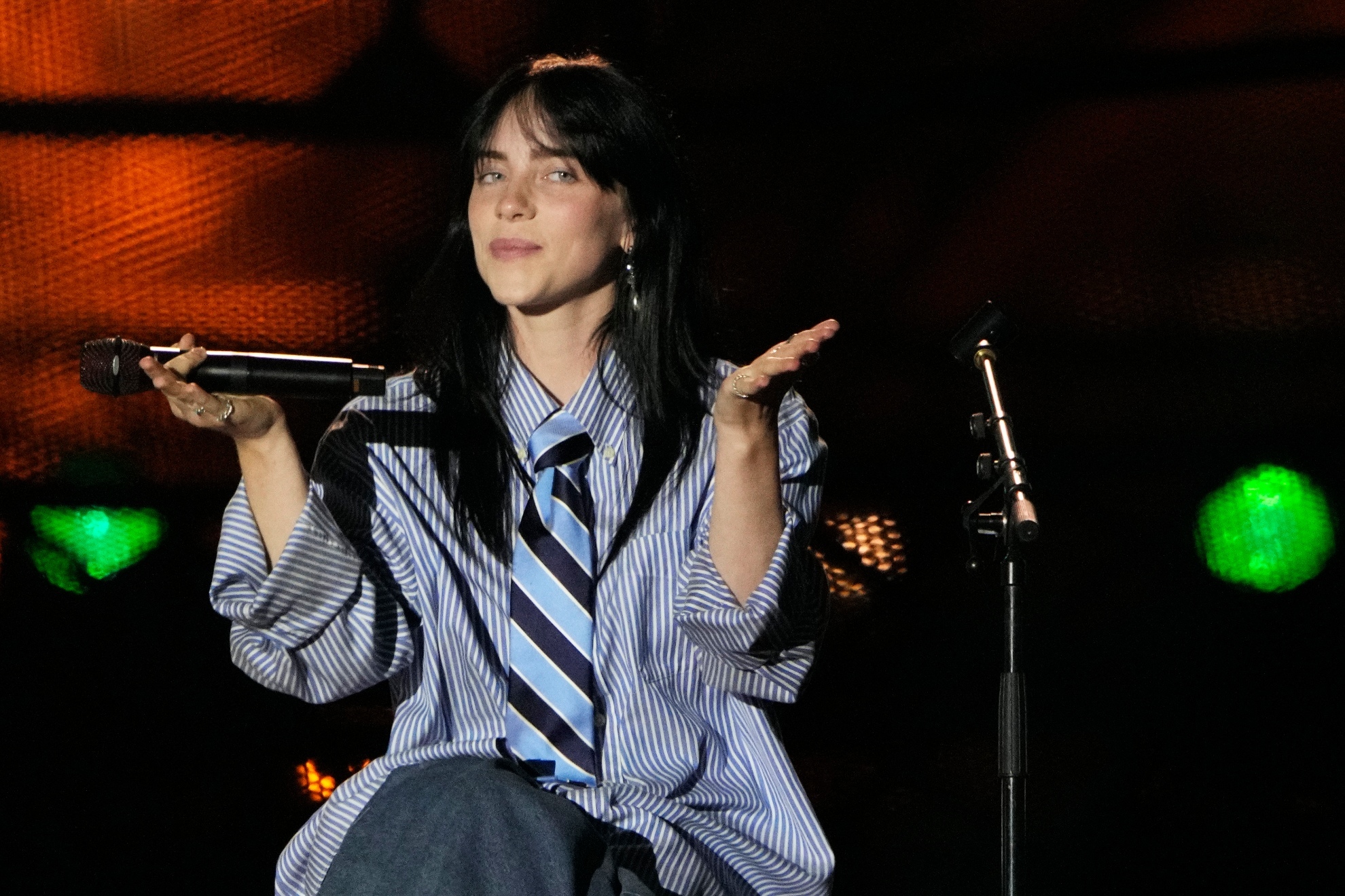 Billie Eilish during a concert