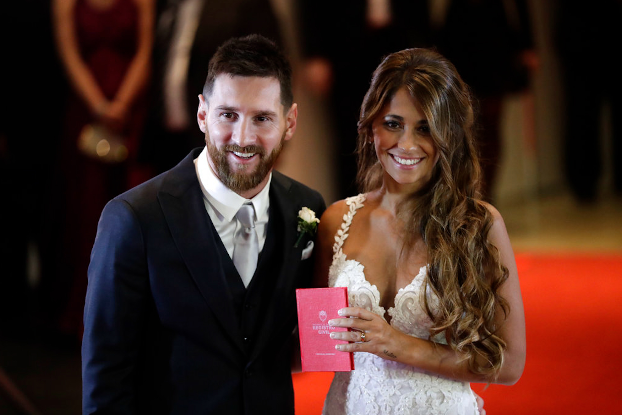 Messi and Antonela Roccuzzo.