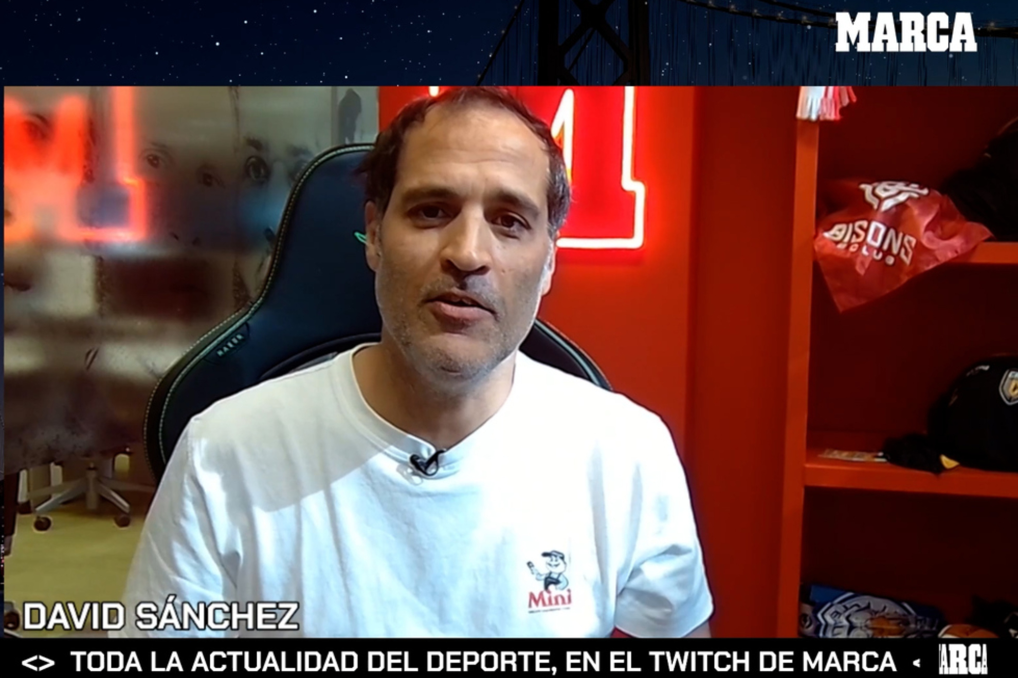 David Sánchez, Twitch en directo: Florentino Pérez, 'caso Negreira' y Villarejo, Rosell...