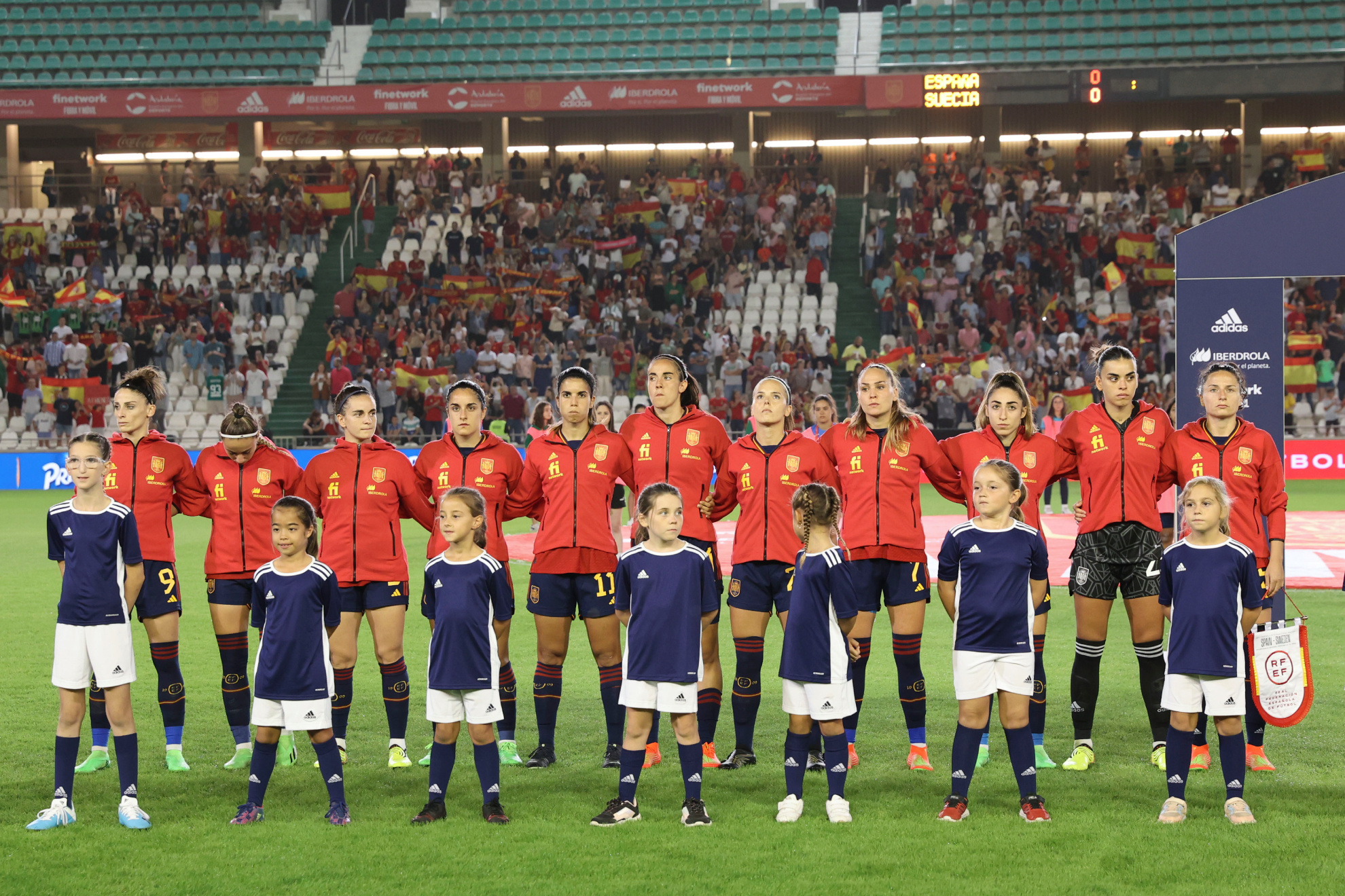 Once inicial de la selección española que jugó el año pasado ante Suecia en Córdoba / RFEF