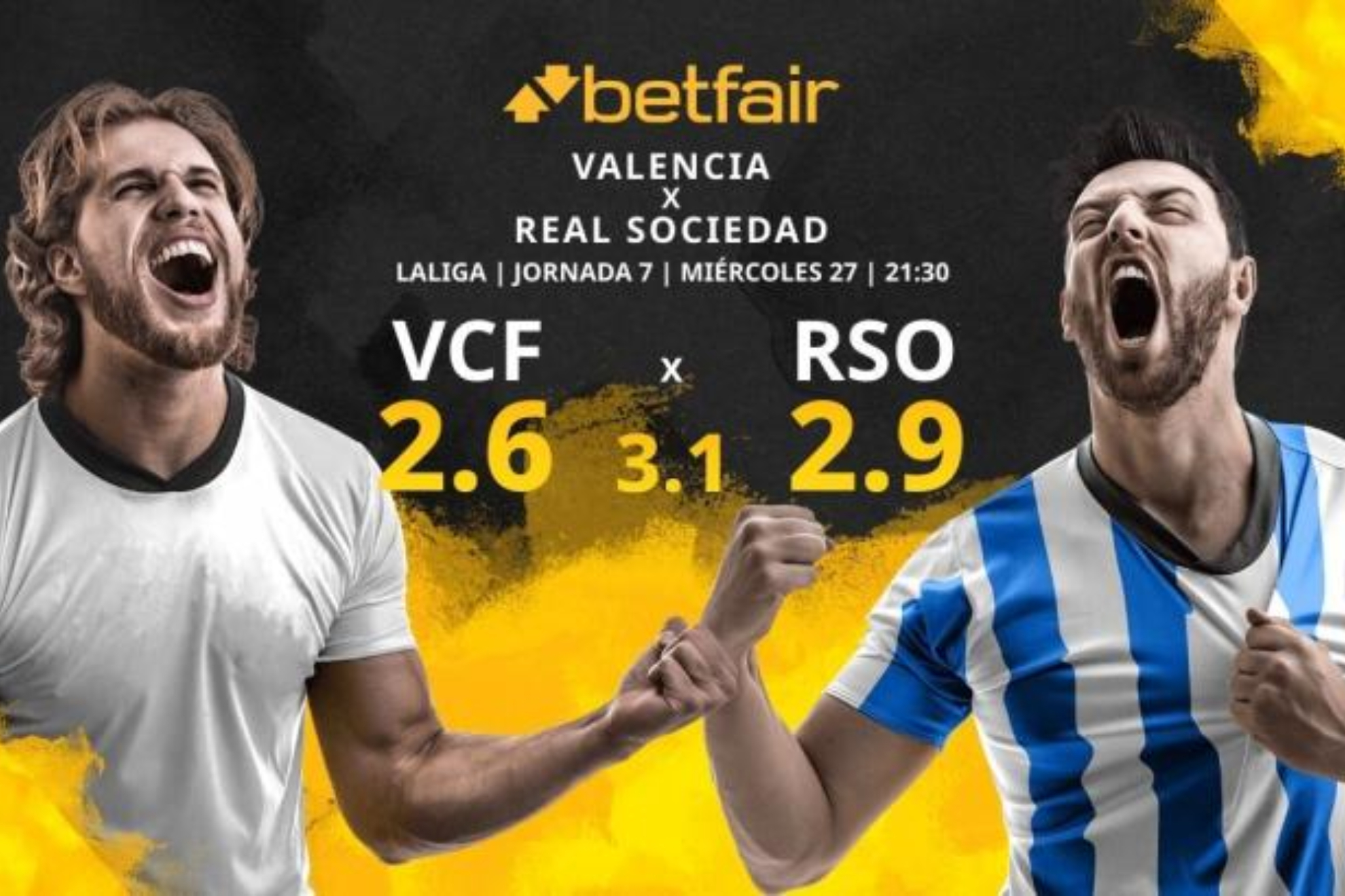 Valencia CF vs Real Sociedad: estadísticas y pronósticos