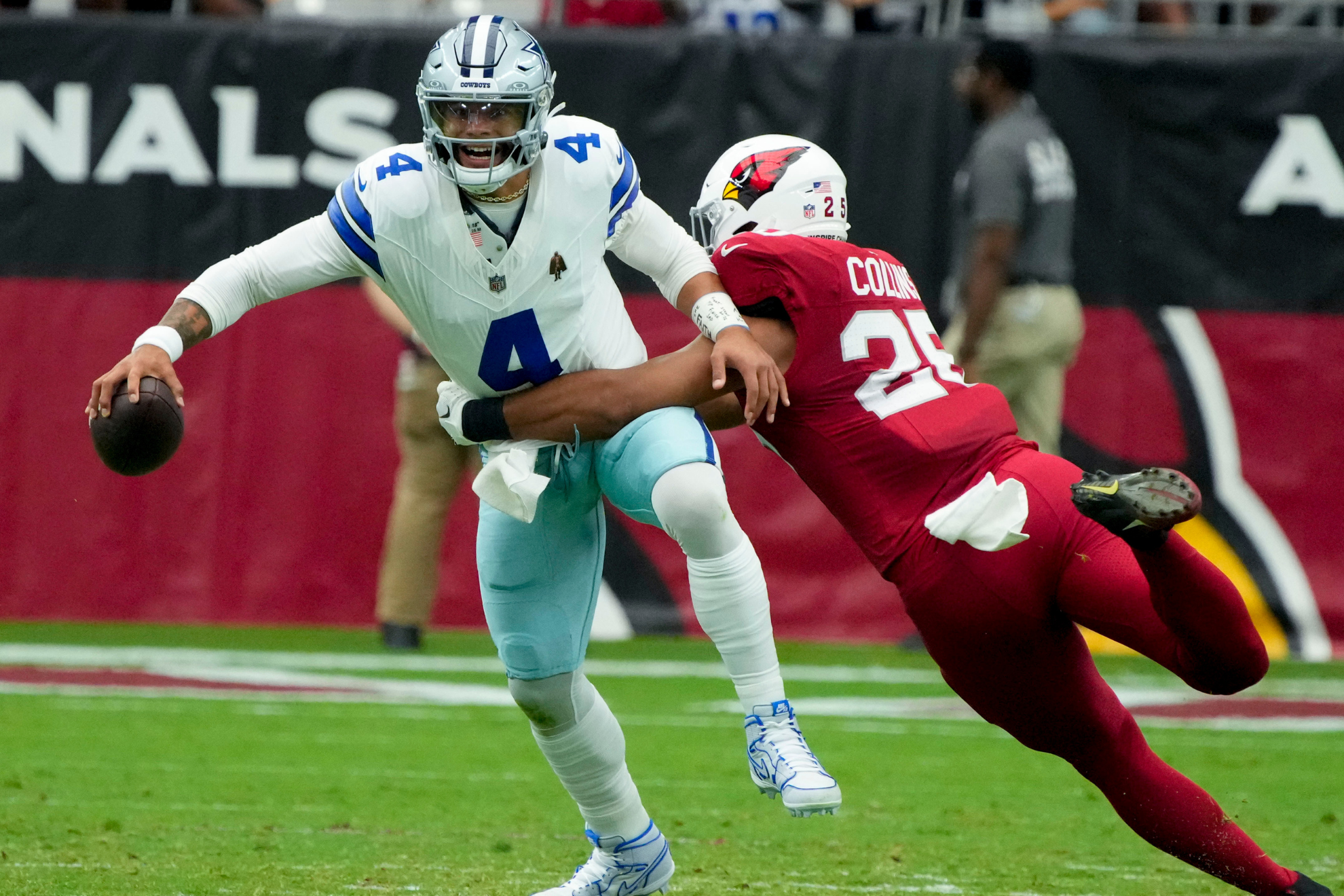 Prescott and the Cowboys were nearly two-touchdown favorites in Arizona, but they lost to the Cardinals.