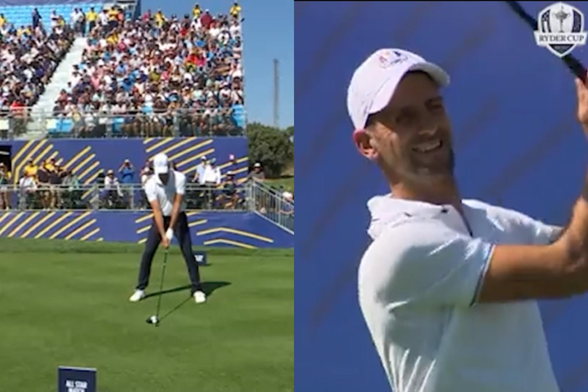 Djokovic se pasa al golf: ¡Bonito 'swing'!