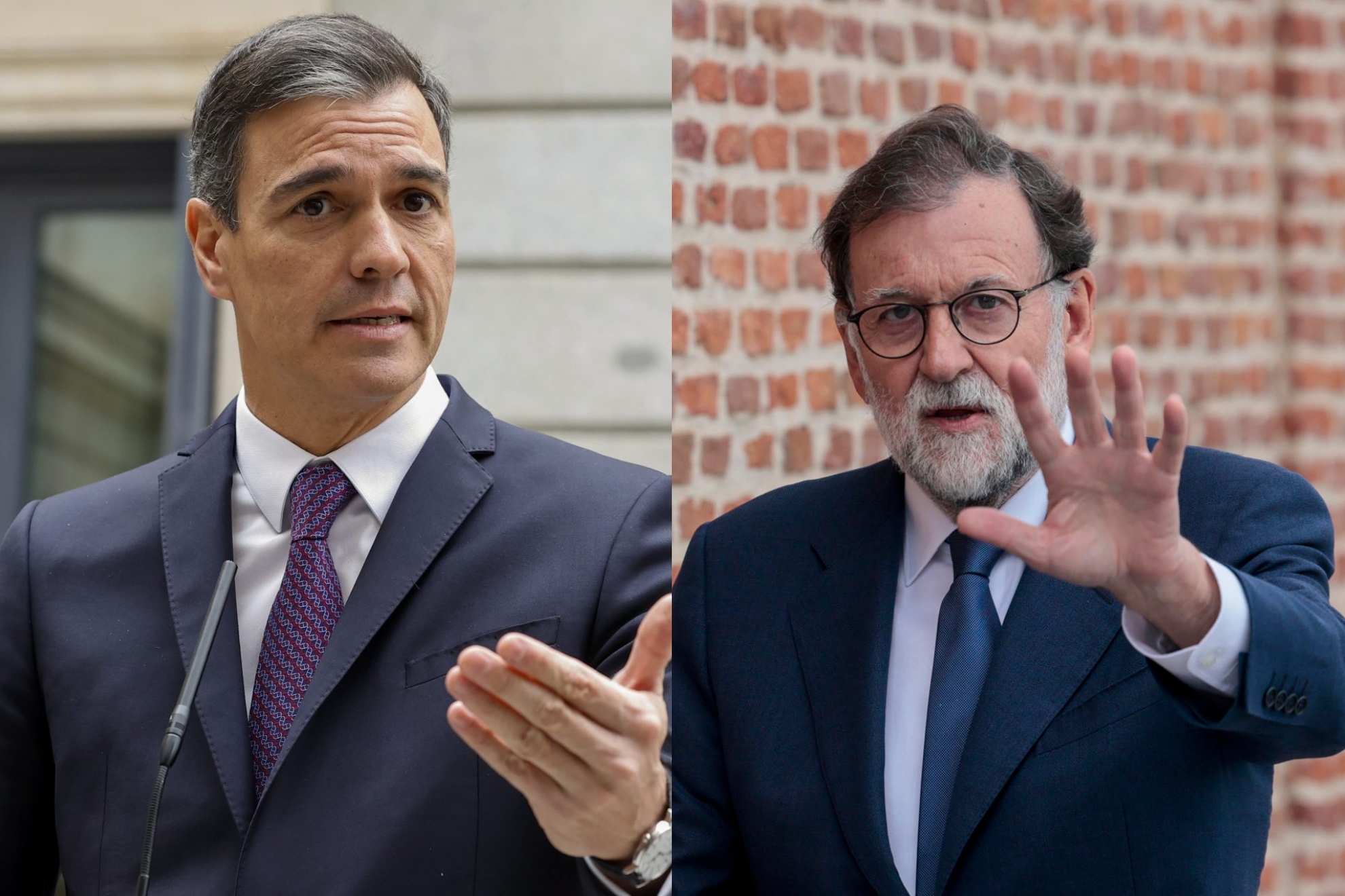 Pedro Snchez y Mariano Rajoy