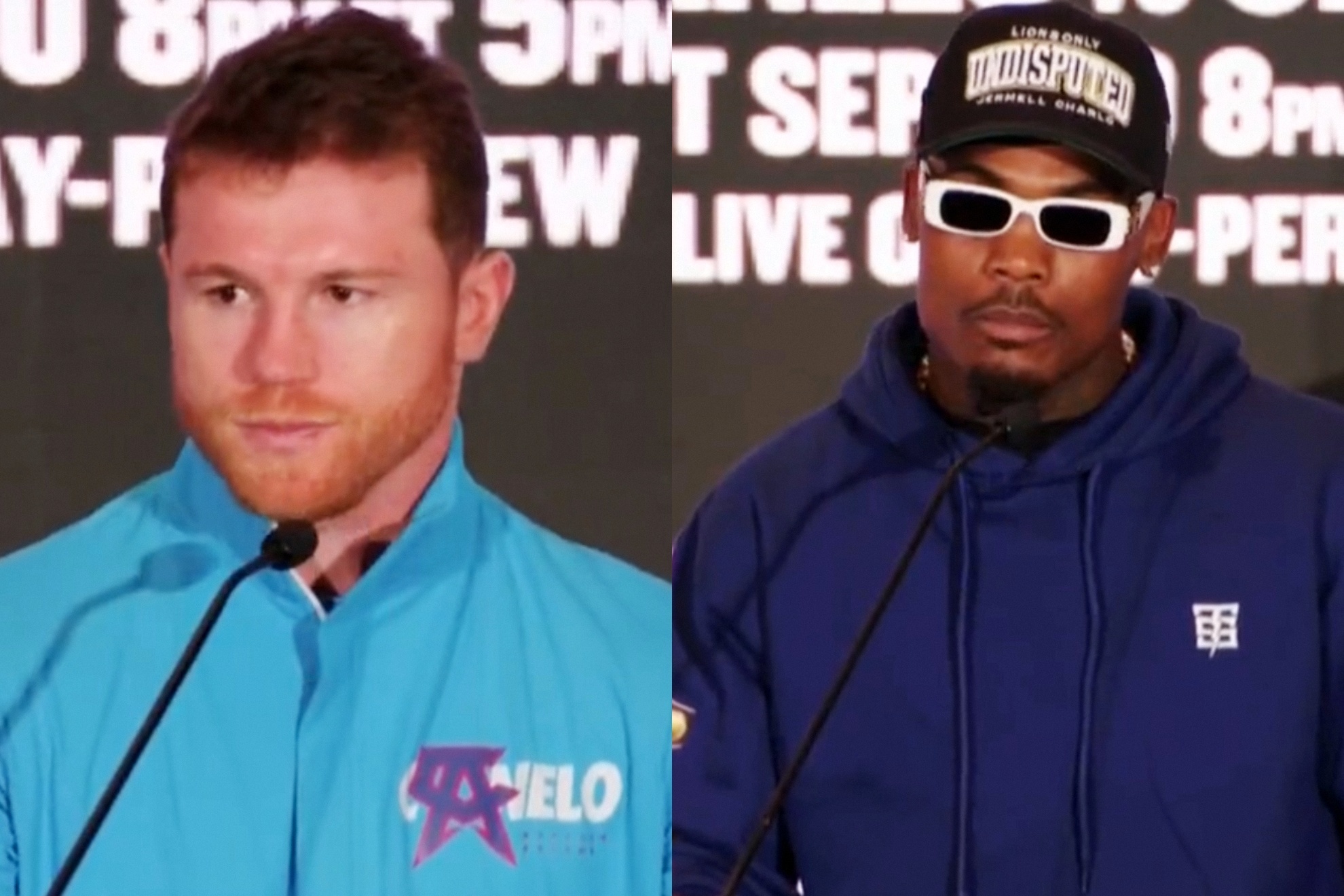 Canelo Alvarez and Jermell Charlo face off this Saturday.