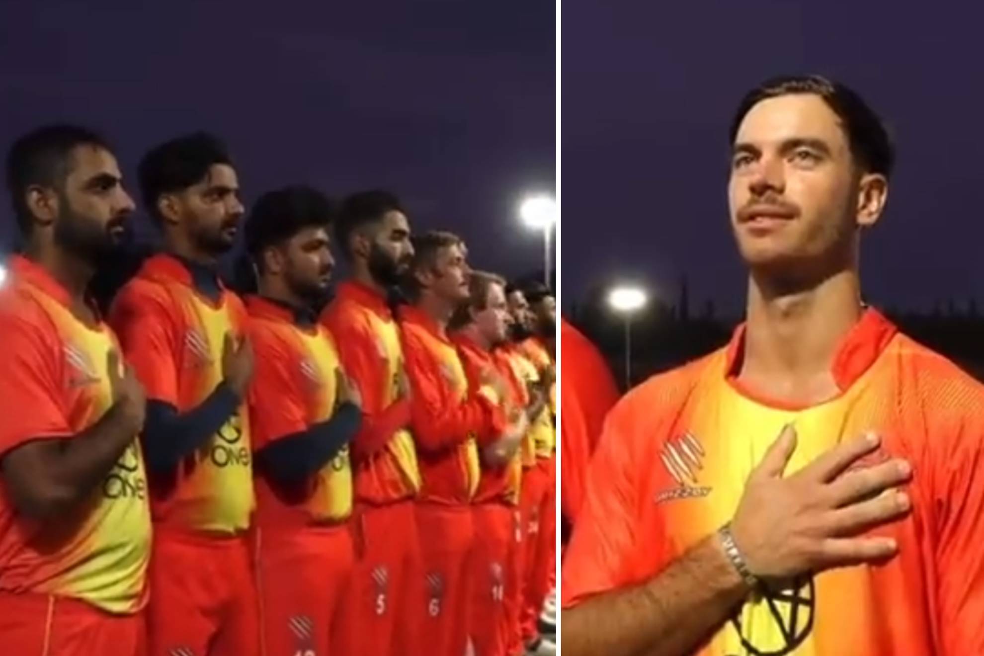 Así escucha el himno de España la selección de críquet: ¡viva la multiculturalidad!