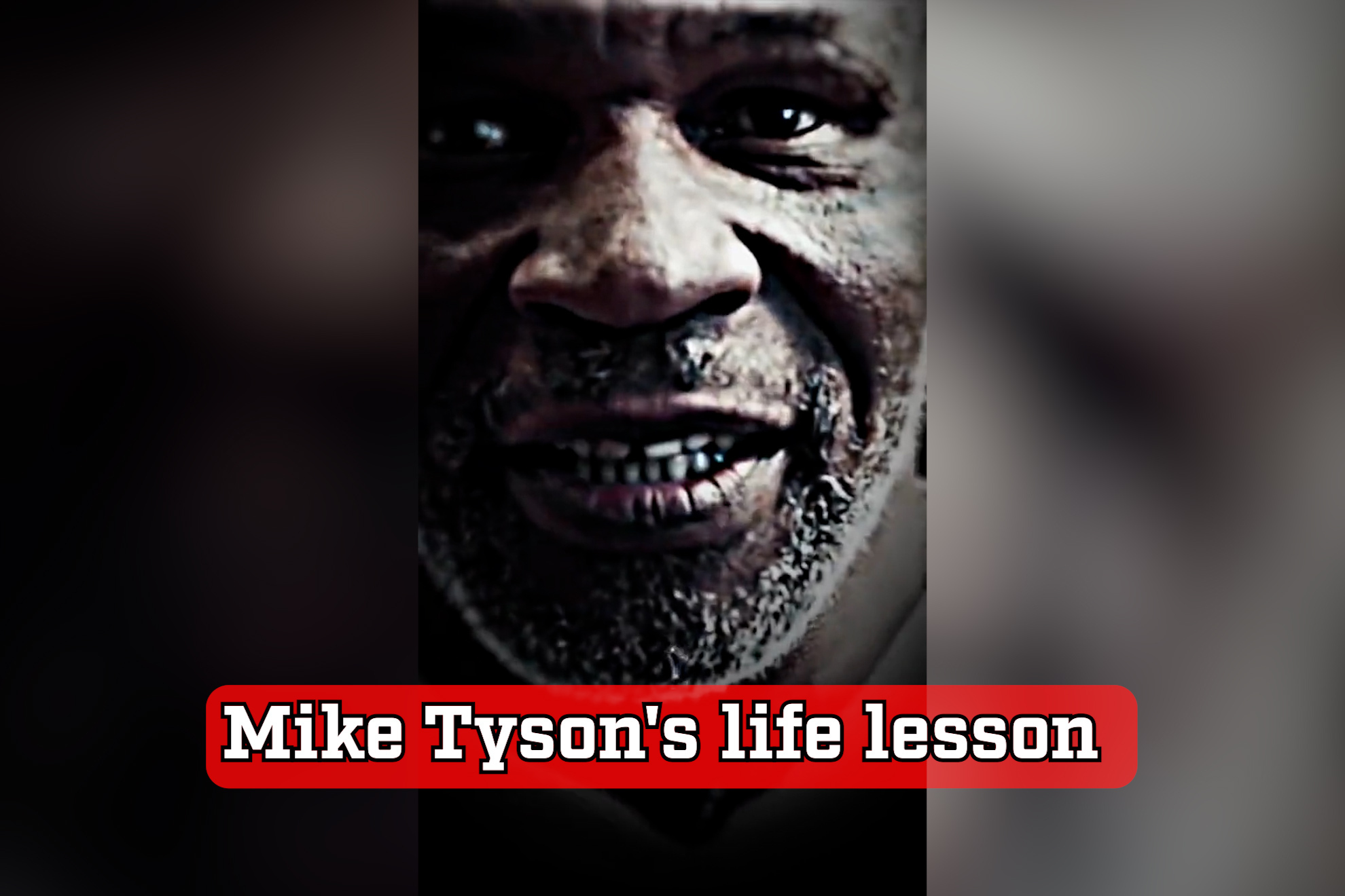 Mike Tyson delivers a profound message to those in search of life's meaning