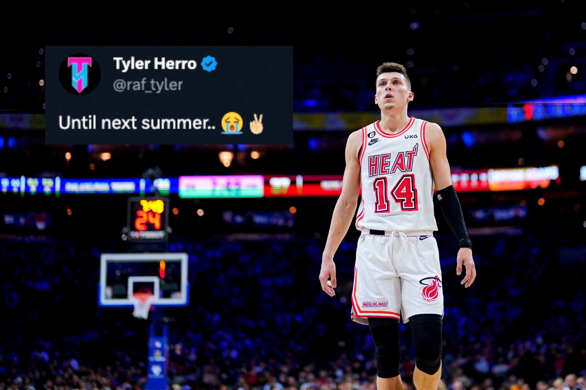 Tyler Herro doesn't let the trade rumors bother him.