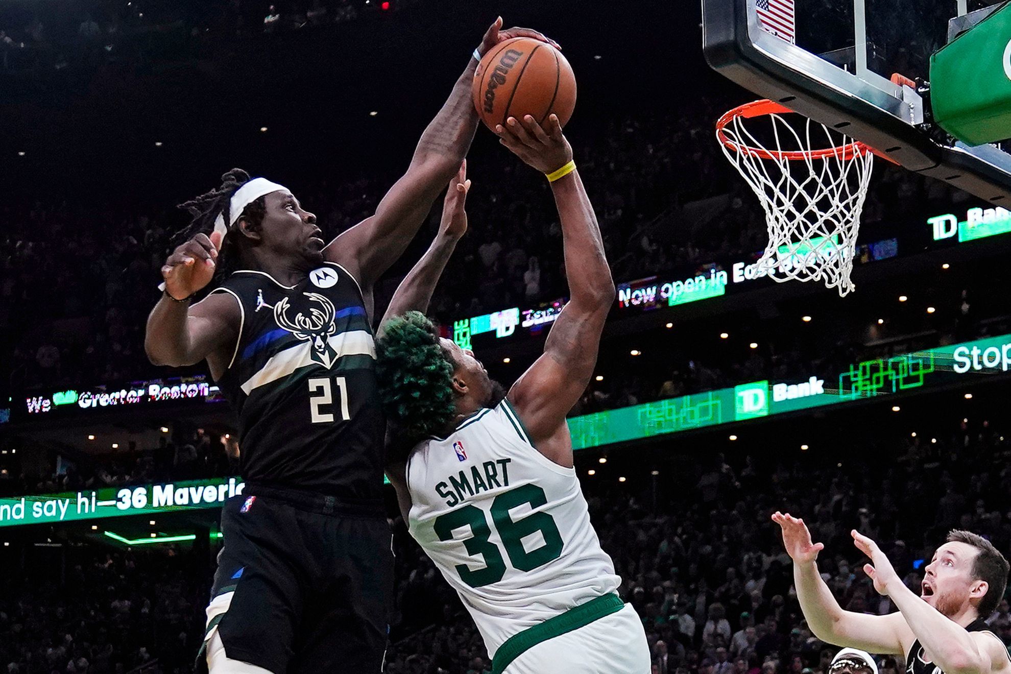 Jrue Holiday could replace Marcus Smart as the Celtics defensive guard