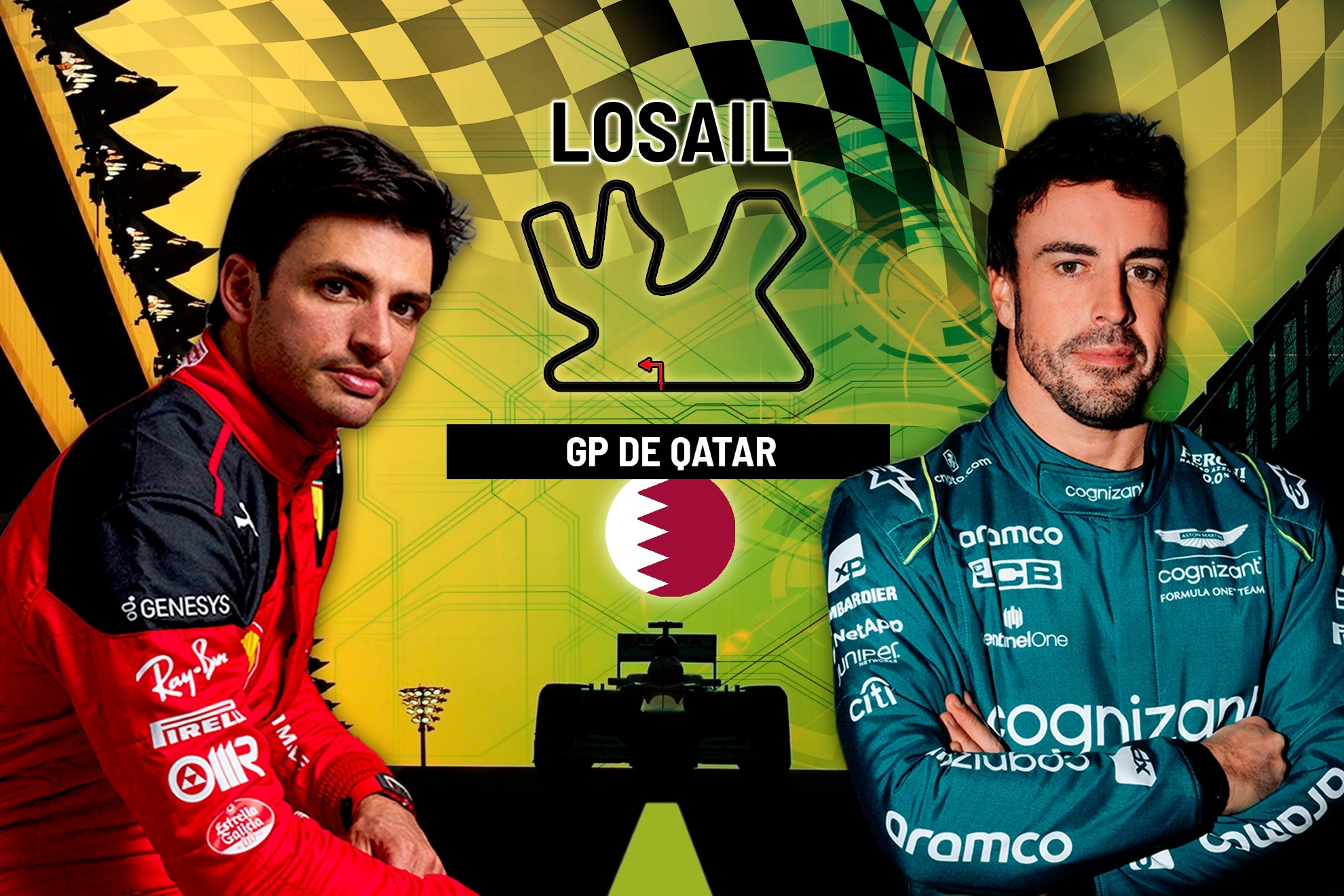 Carrera del GP de Qatar de F1: a qué hora es, parrilla, canal y dónde ver hoy en TV y online