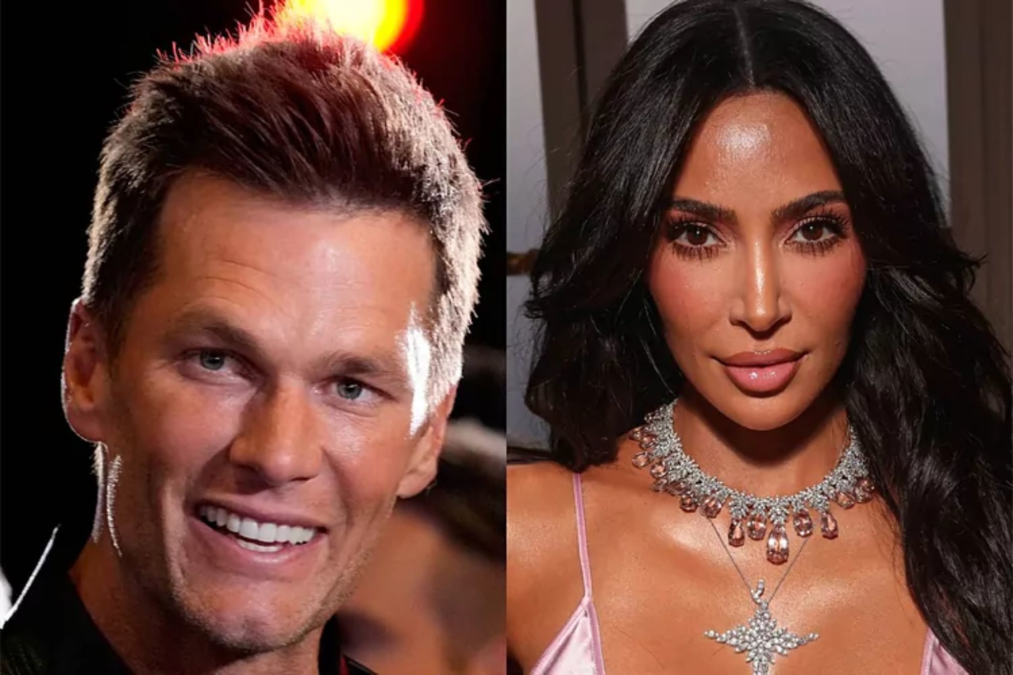 Tom Brady y Kim Kardashian: el coqueteo de las celebridades en una subasta