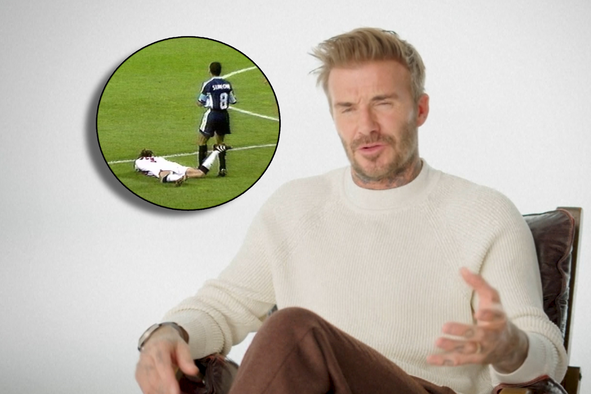 Beckham, la salud mental hace 25 años y Simeone: "Sucedió por algo"