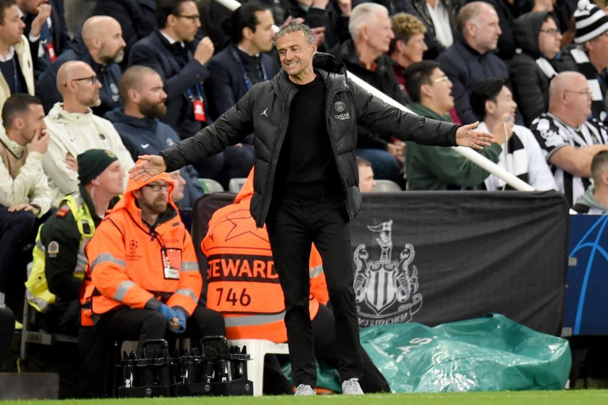 Luis Enrique, tras la derrota ante el Newcastle.