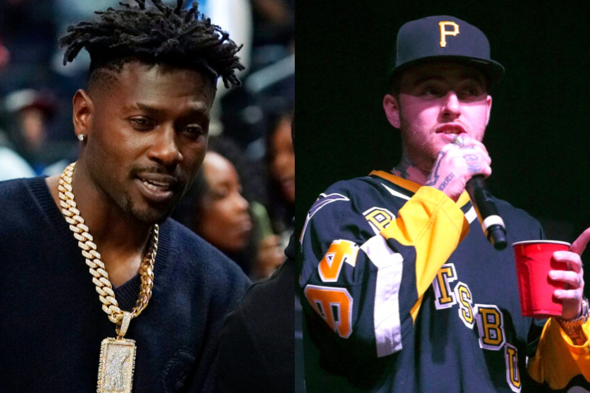 Fans have criticized Antonio Brown for posting photo of Mac Miller's mom with Ariana Grande