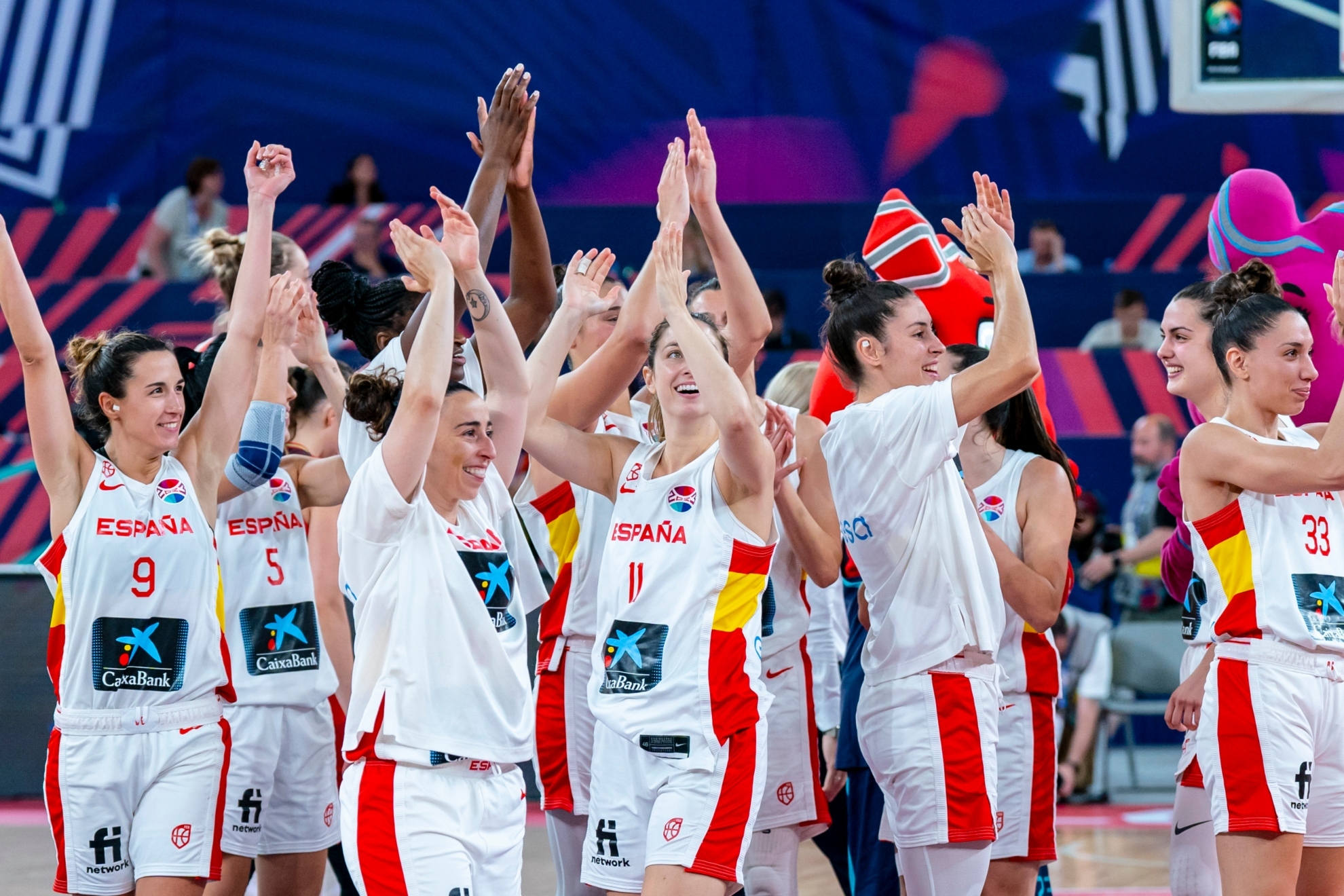 La seleccin espaola durante el ltimo Eurobasket