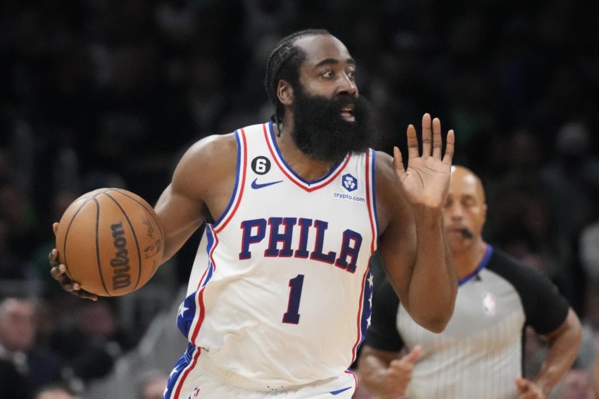 Harden with the Sixers.