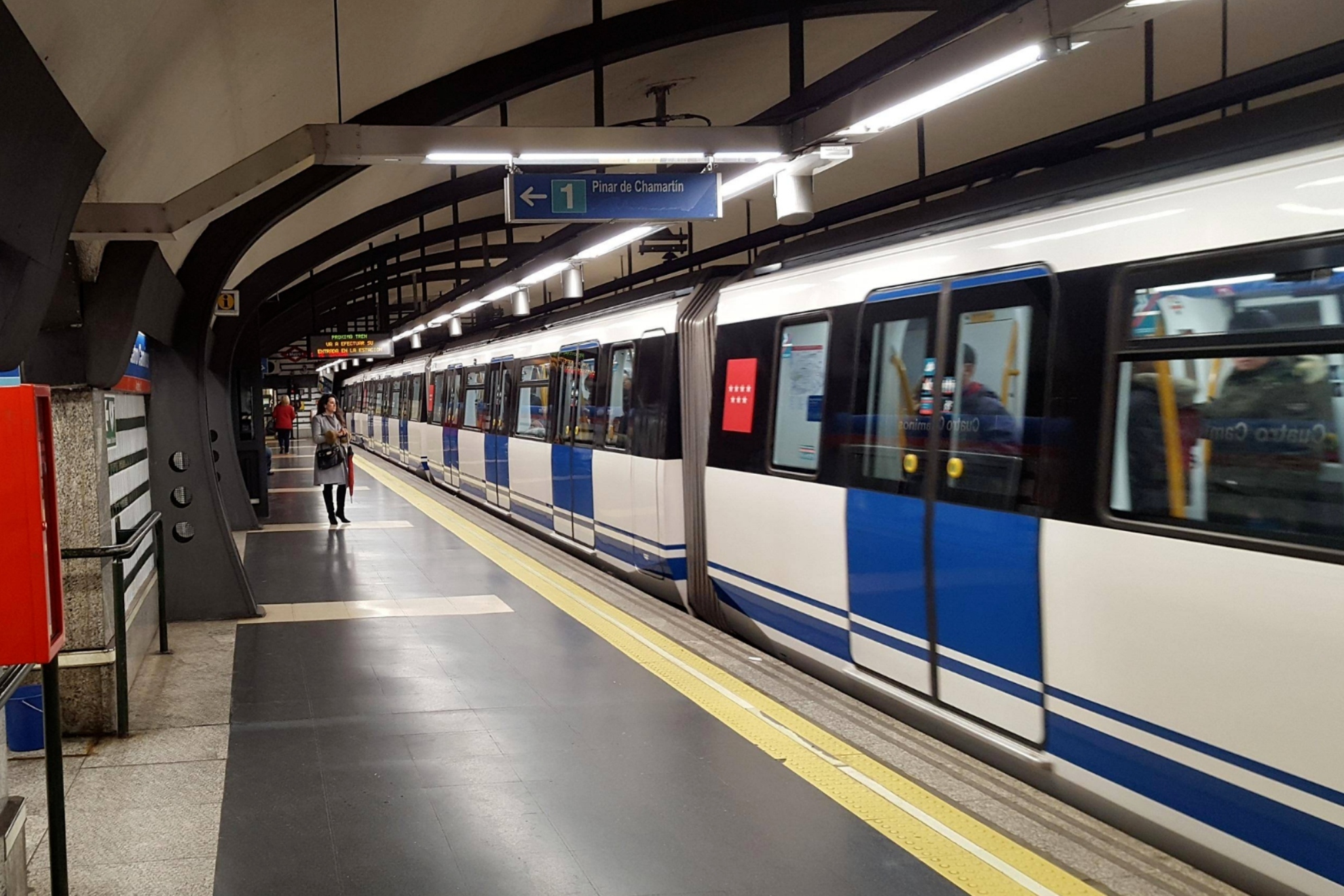 Un convoy del Metro de Madrid