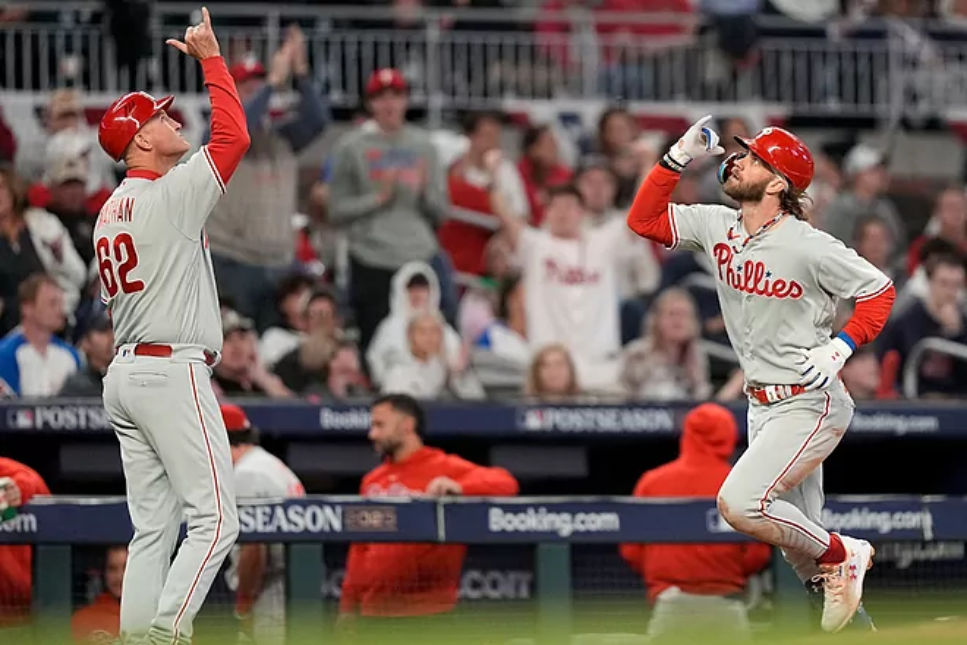 MLB Playoffs: Phillies dominate Atlanta, seize control of NL Divisional Series first best-of-five