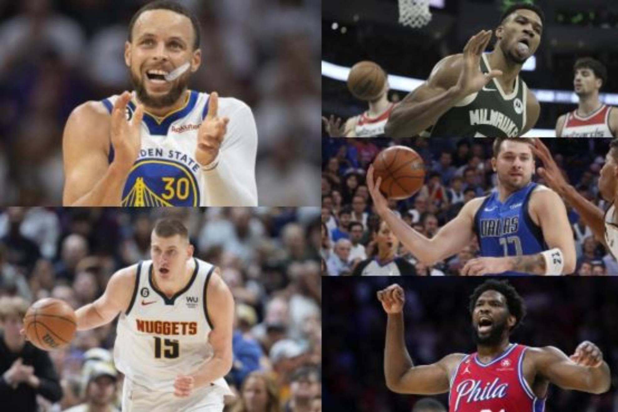 El mayor 'dolor de muelas' de los entrenadores rivales en la NBA: Curry, Jokic, Anteto, Doncic y Embiid