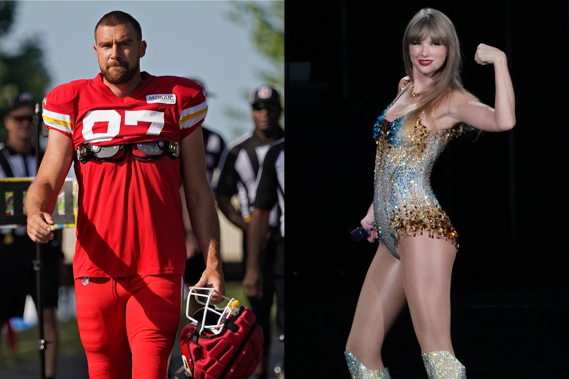 travis kelce superbowl outfit