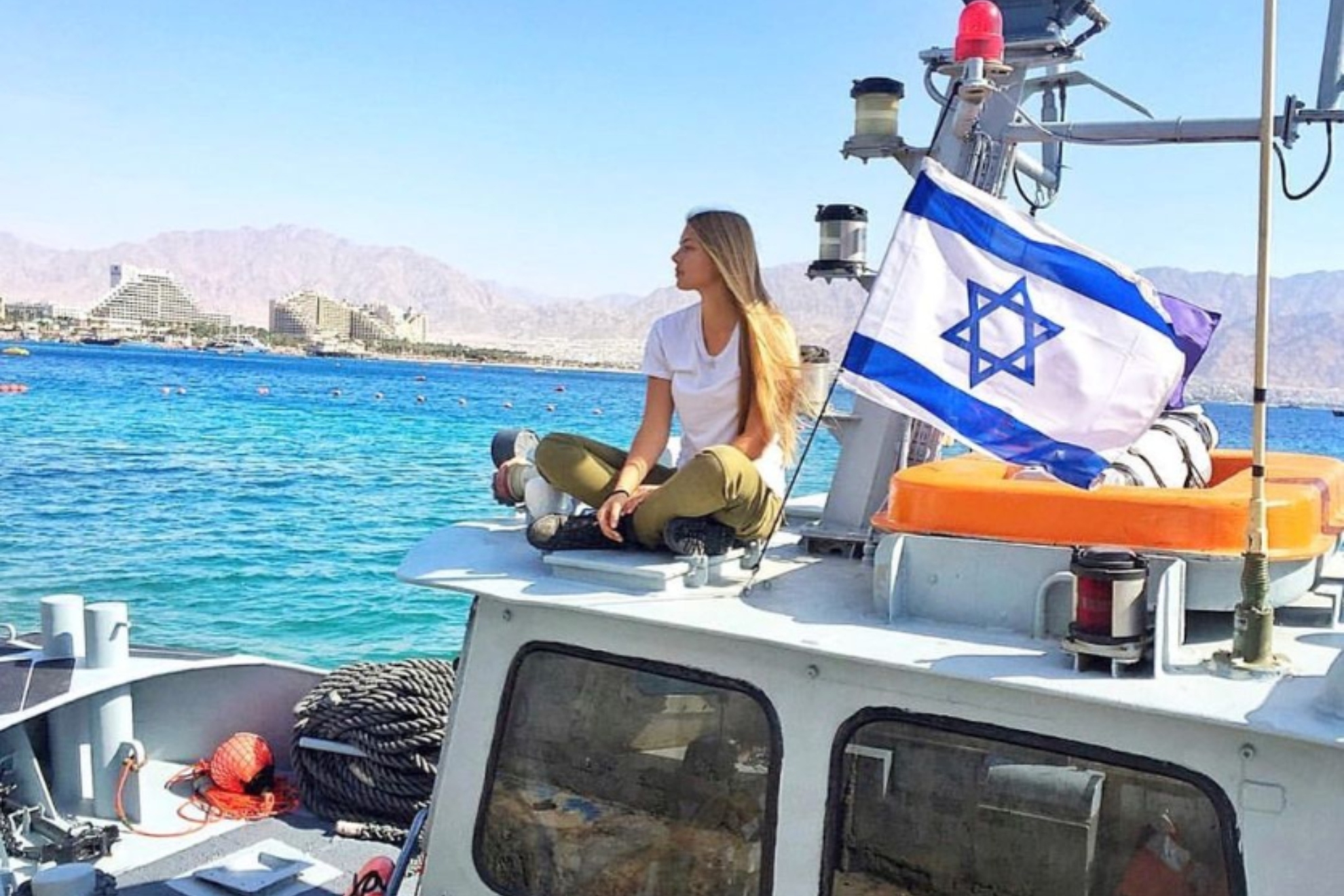 Mishel Gerzig, la esposa de Courtois que form� parte del ej�rcito israel�: Apoyar a Ham�s es apoyar la inhumanidad