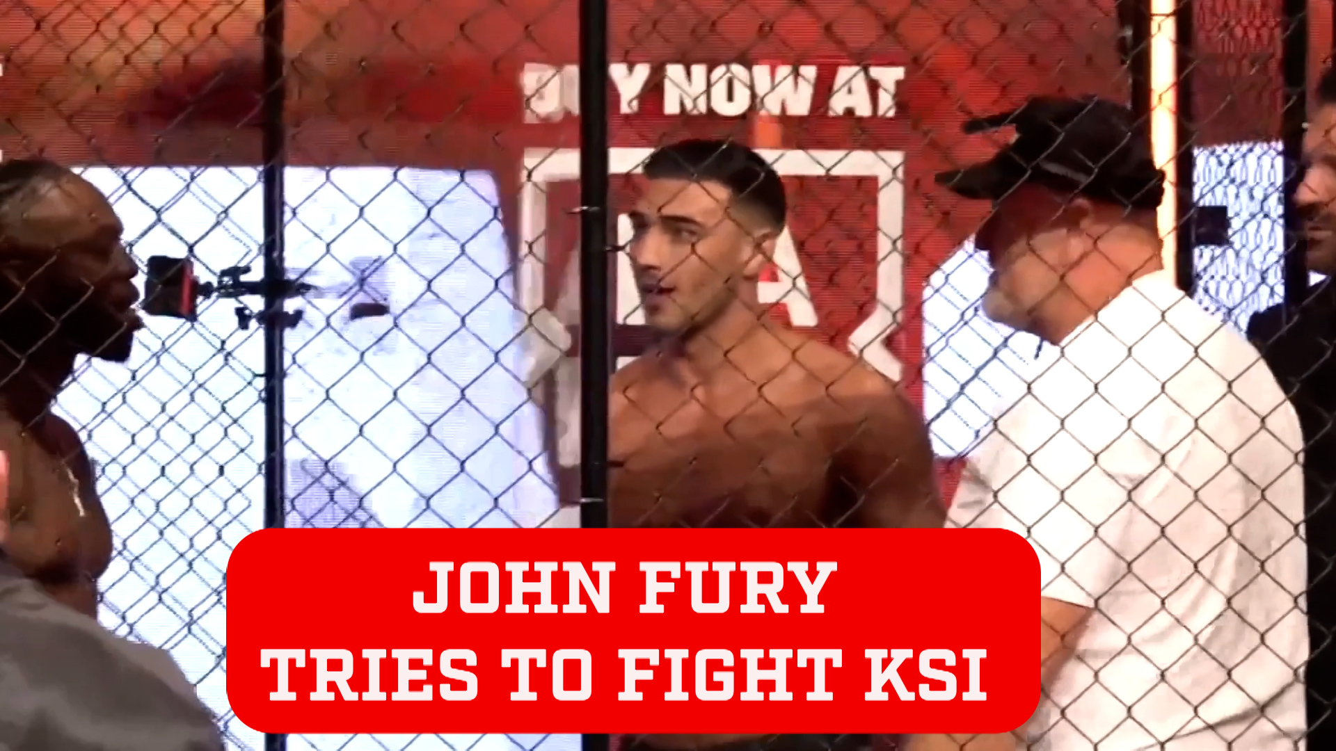 John Fury tries to beat up KSI during wild pre-fight press conference with Tommy
