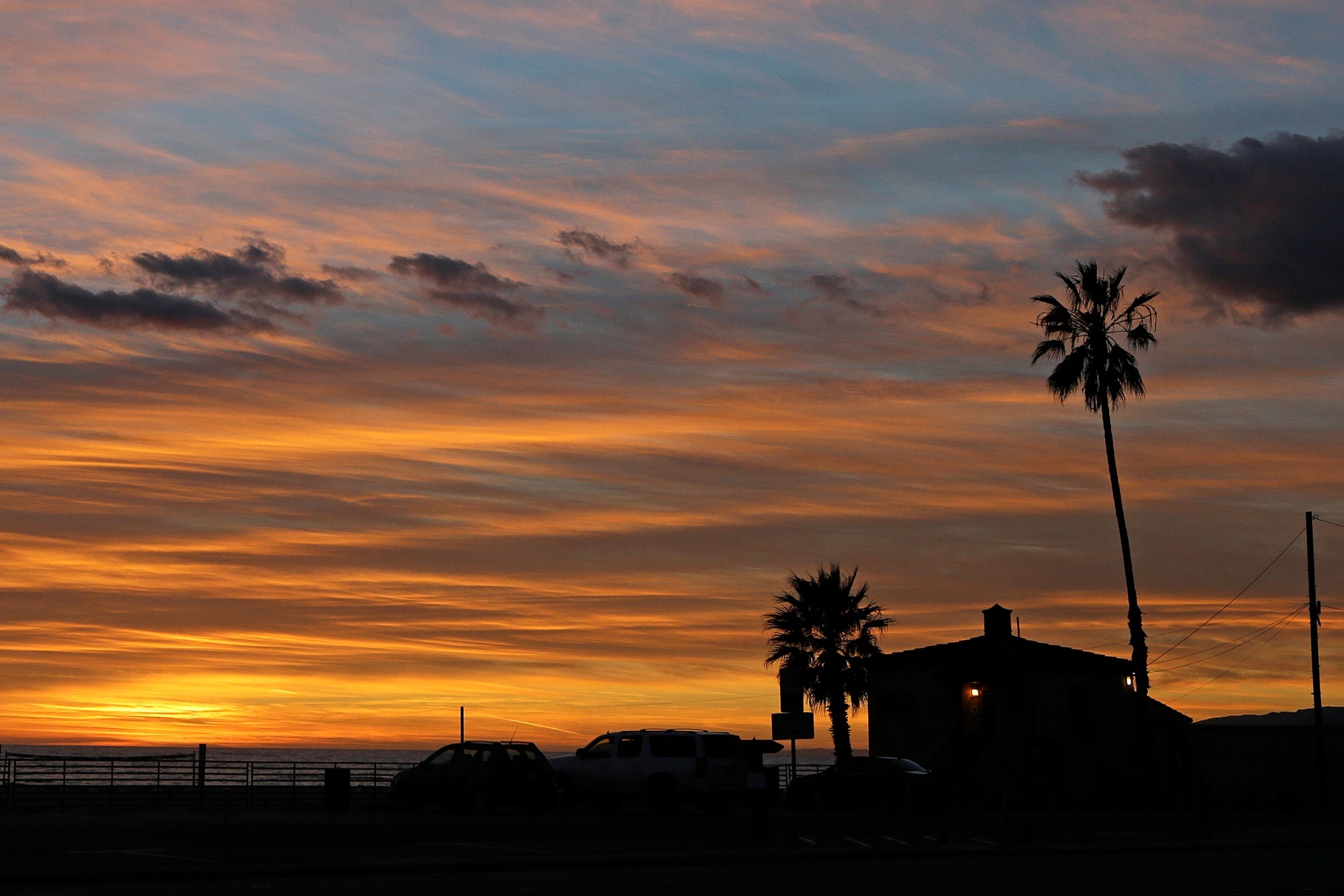 A beautiful sunset from California.