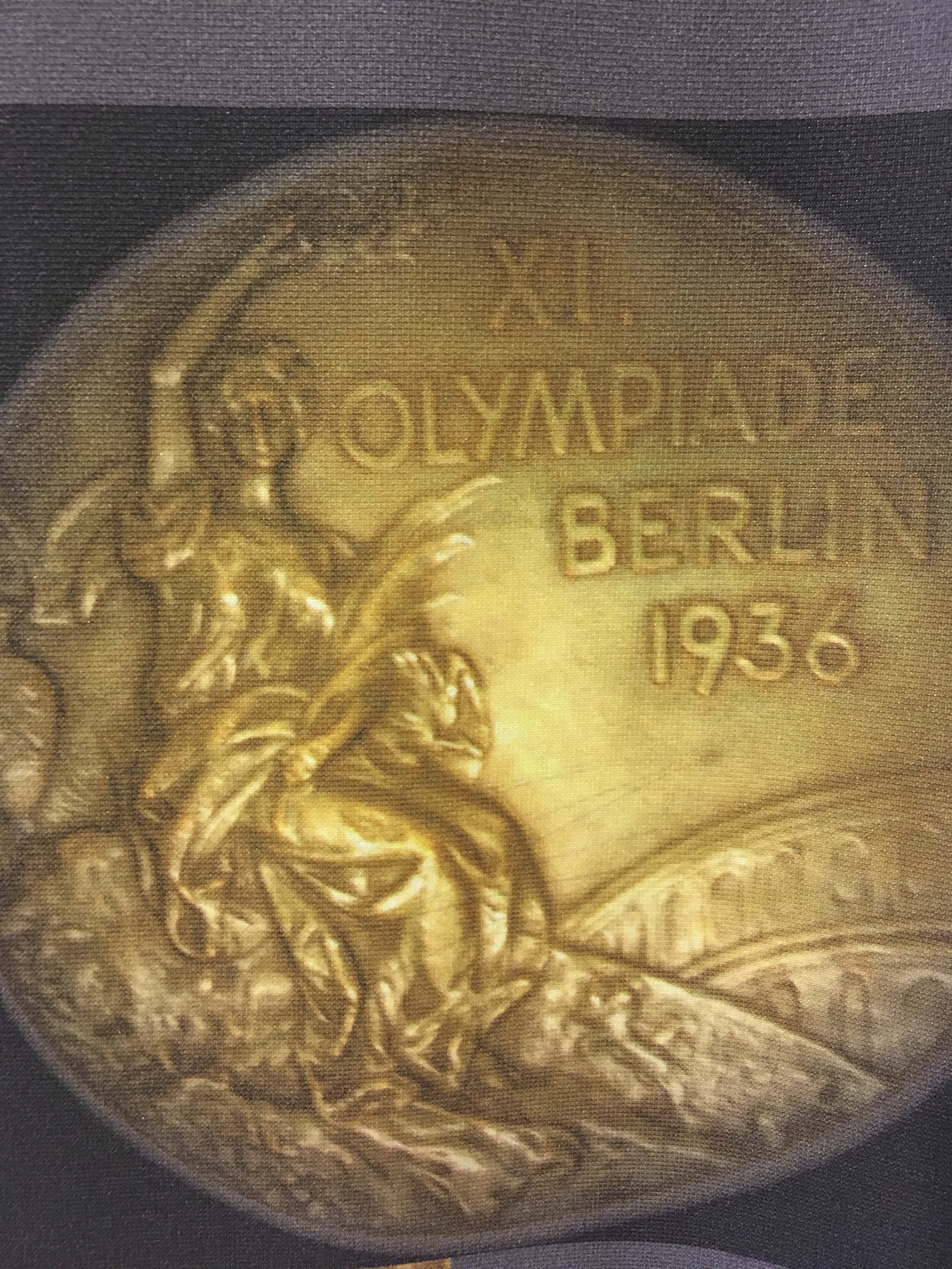La medalla de bronce lograda por los noruegos en 1936.