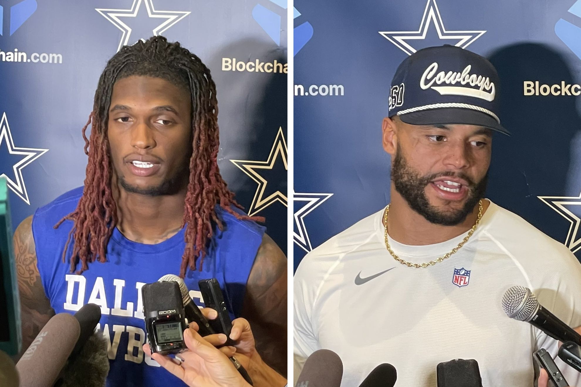 Dak Prescott to CeeDee Lamb: If you have a problem with anything, just come up to me