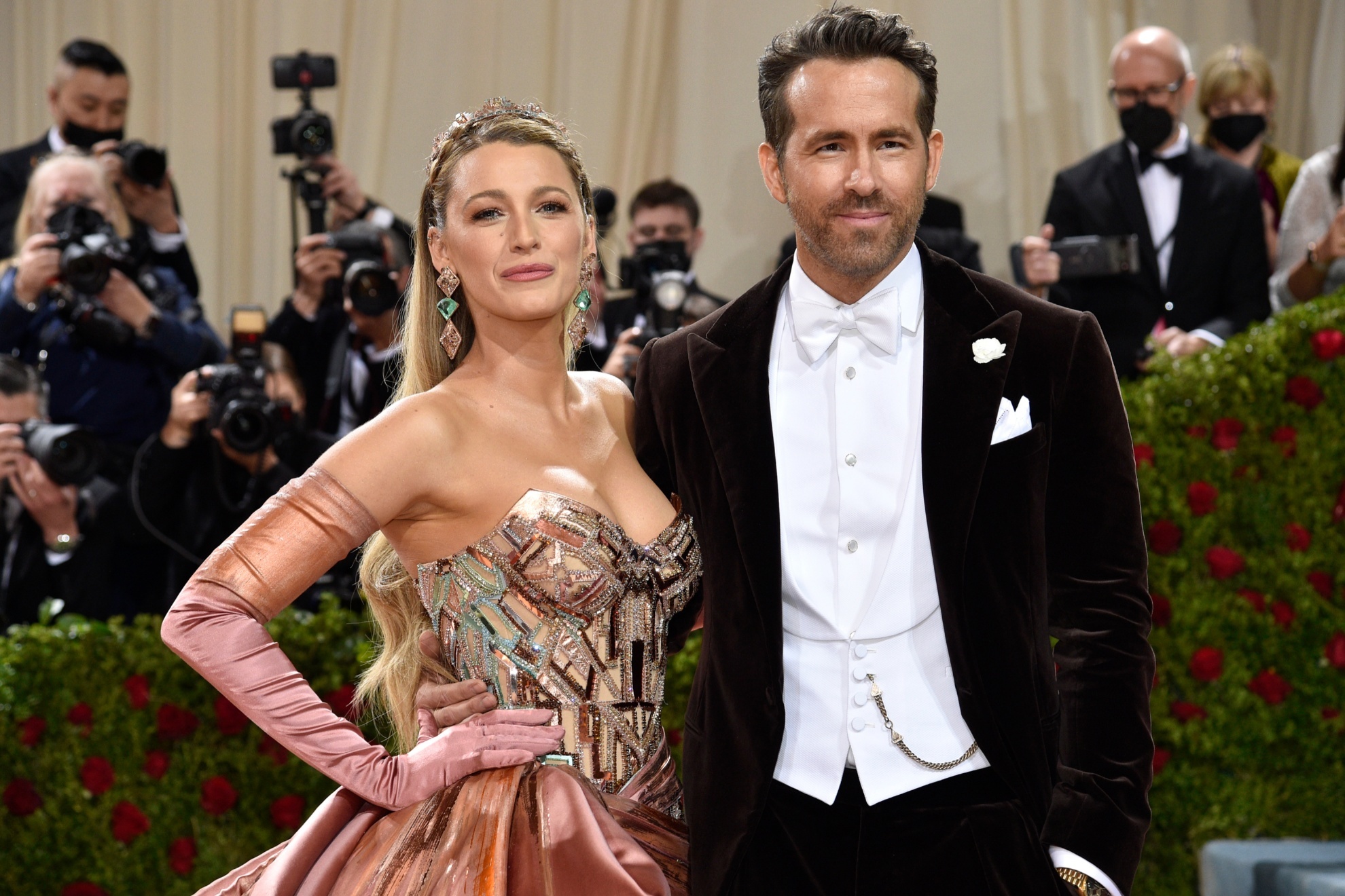 Hollywood actors Blake Lively and Ryan Reynolds.