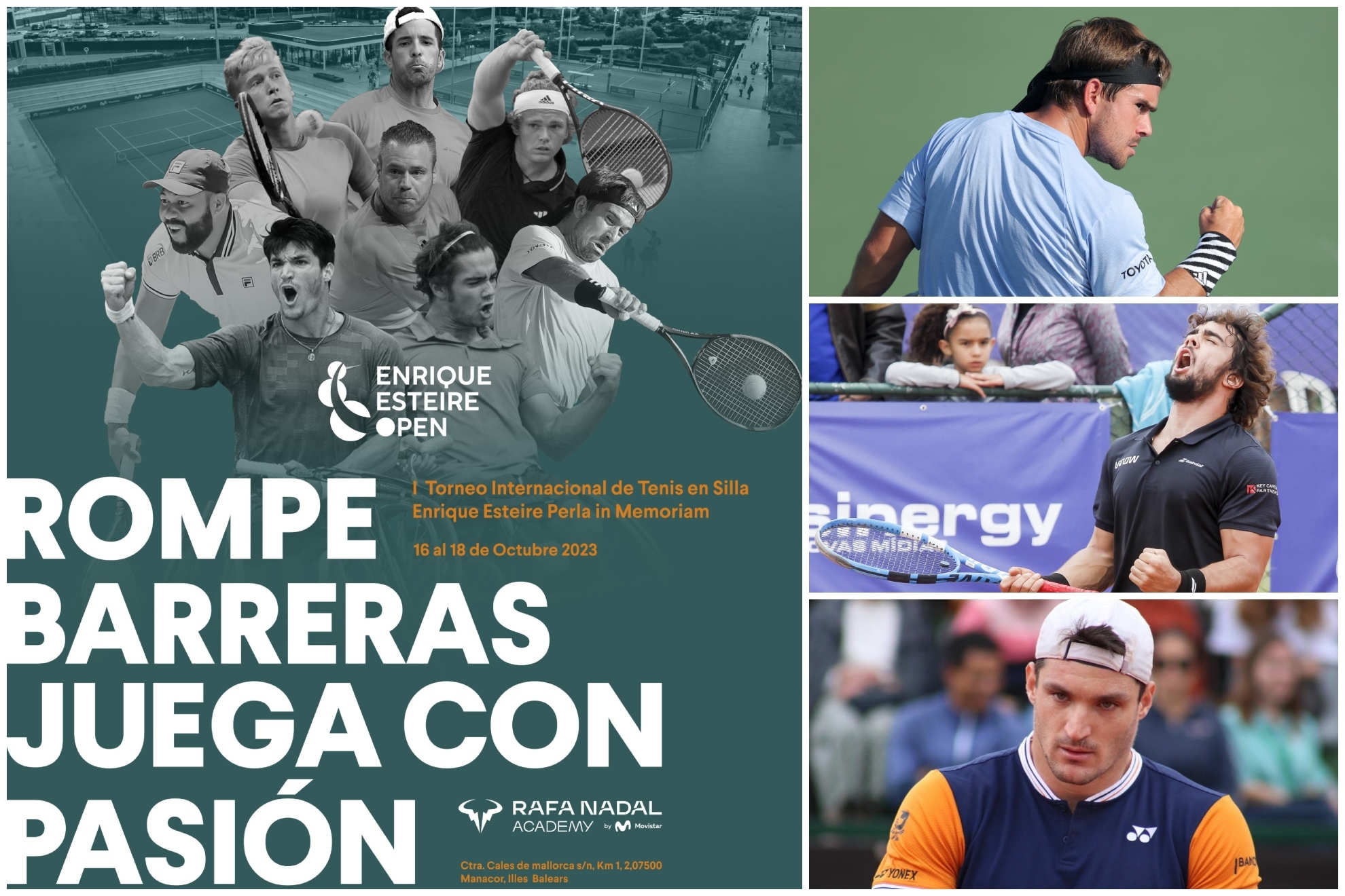 La Rafa Nadal Academy acoge el "I Torneo Internacional de Tenis en Silla Enrique Esteire in Memoriam"