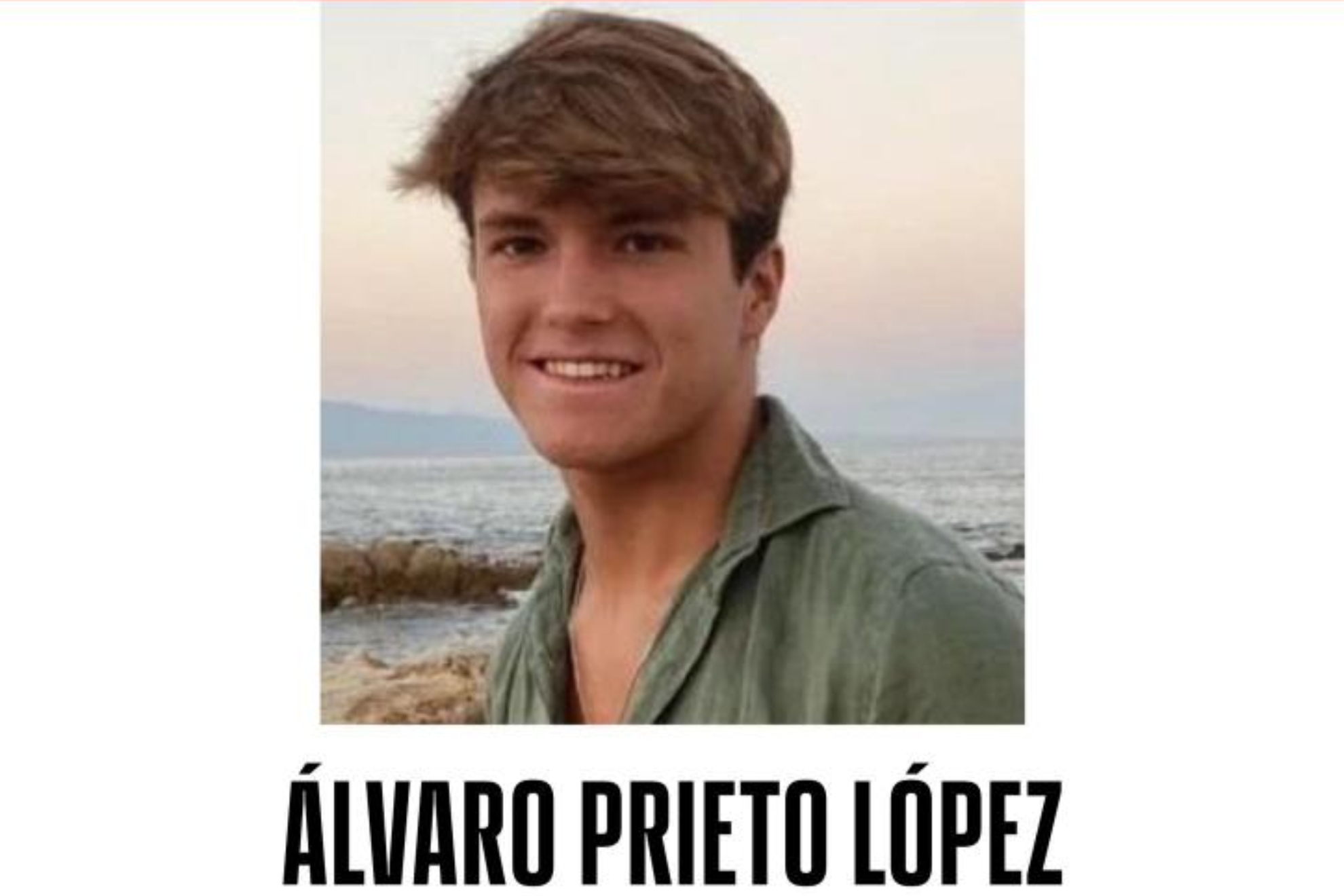 lvaro Prieto Lpez, en una imagen hecha pblica por su familia.