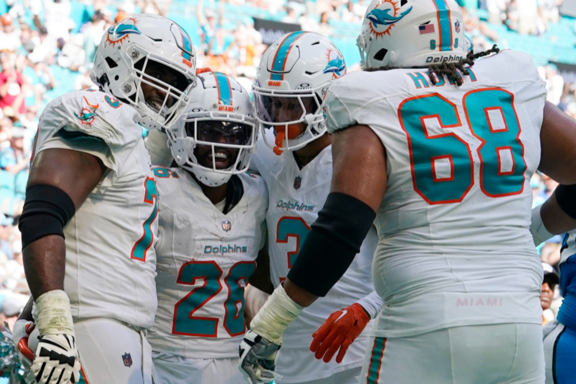 The Miami Dolphins got their second win in a row after beating the Carolina Panthers